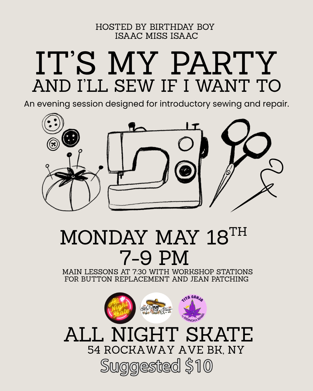 It’s My Party and I’ll Sew If I Want To 