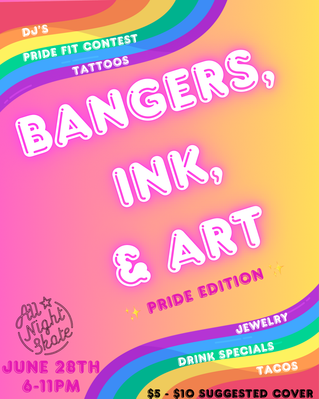 Bangers, Ink &amp; Art: Pride Edition