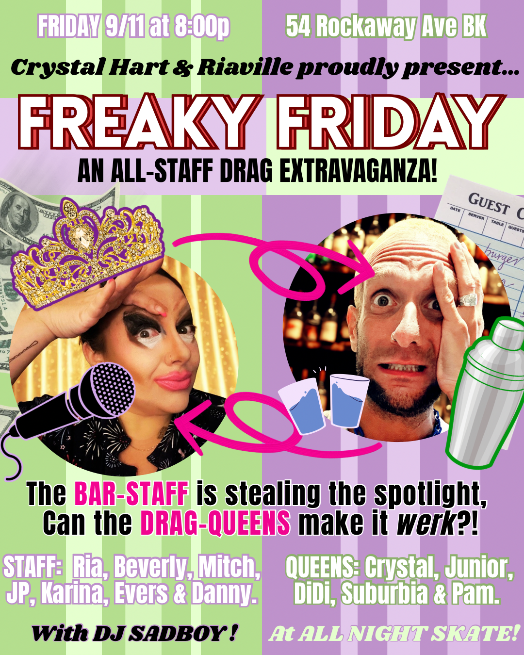 FREAKY FRIDAY: All Night Skate Drag Show