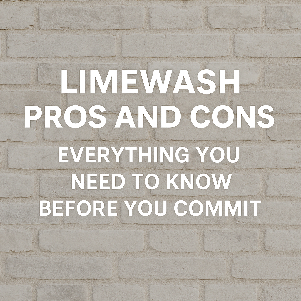 🧱 Limewash Pros and Cons: Everything You Need to Know Before You Commit