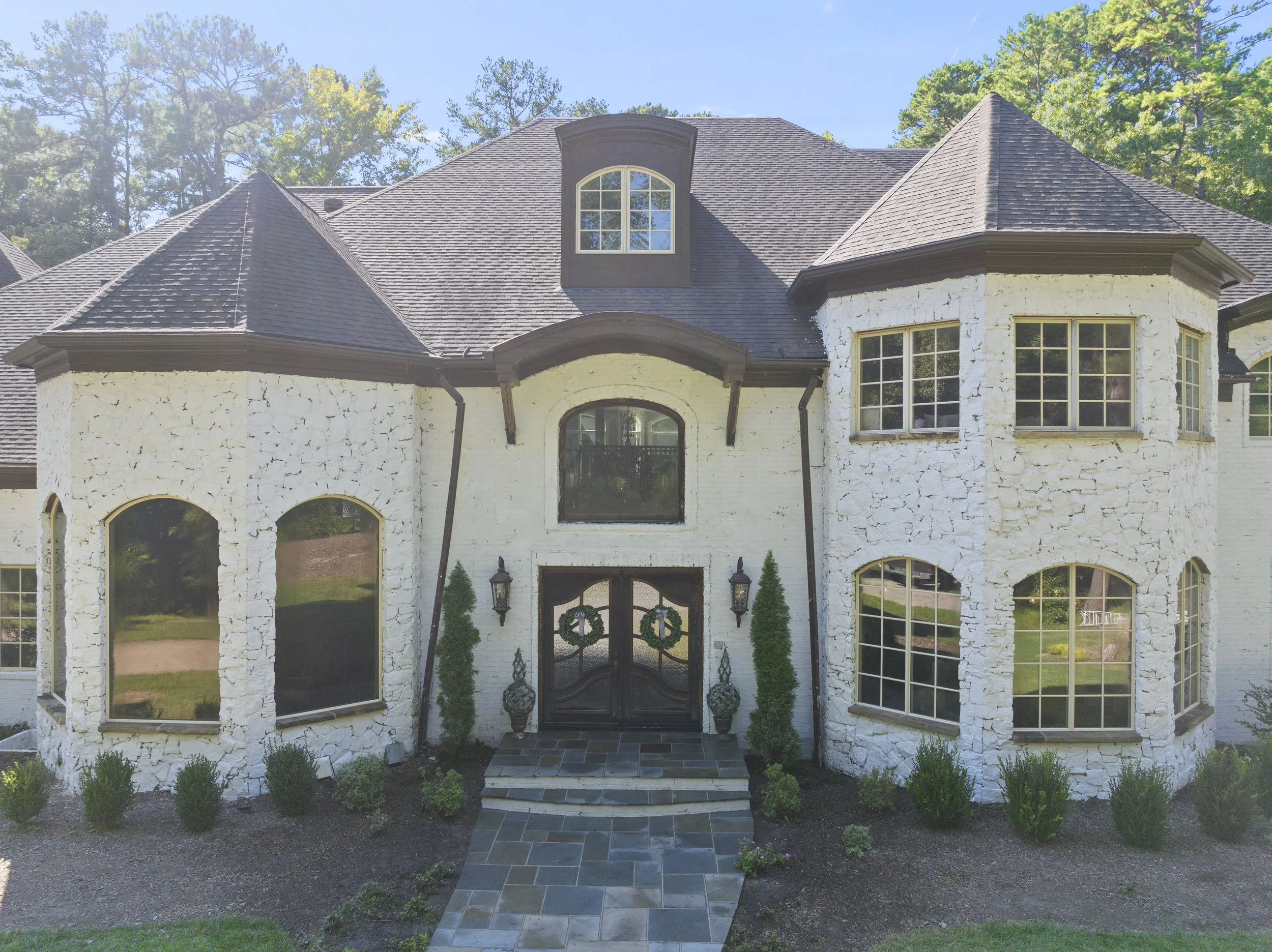 Mortar Wash Brick Home 1