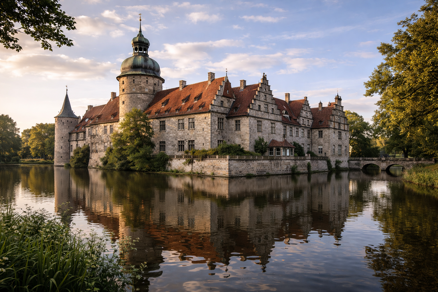Schloss Burgsteinfurt and Kalkschlämme (German Smear) Traditional Masonry Protection