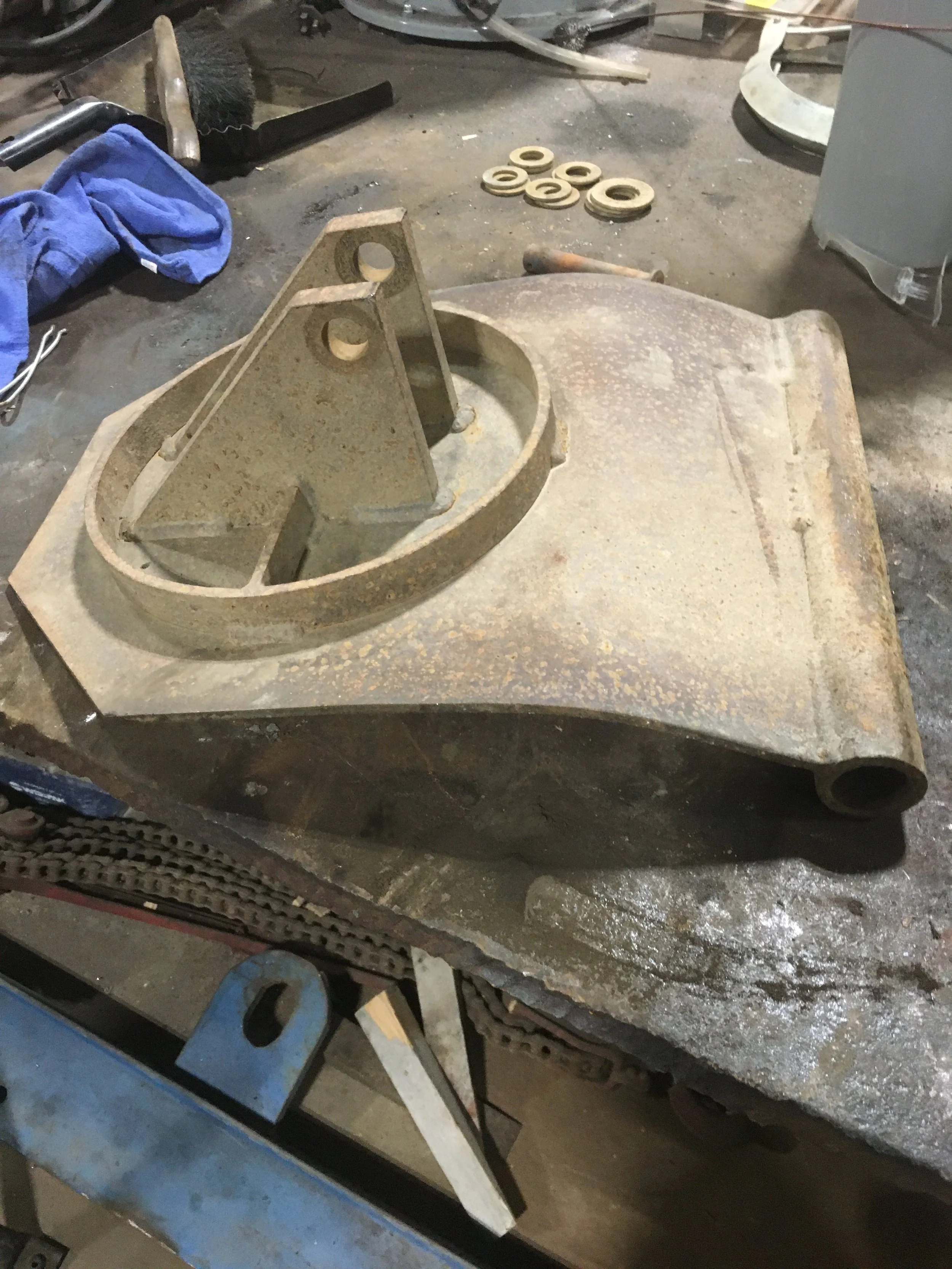 Hydro Excavator Component - Before