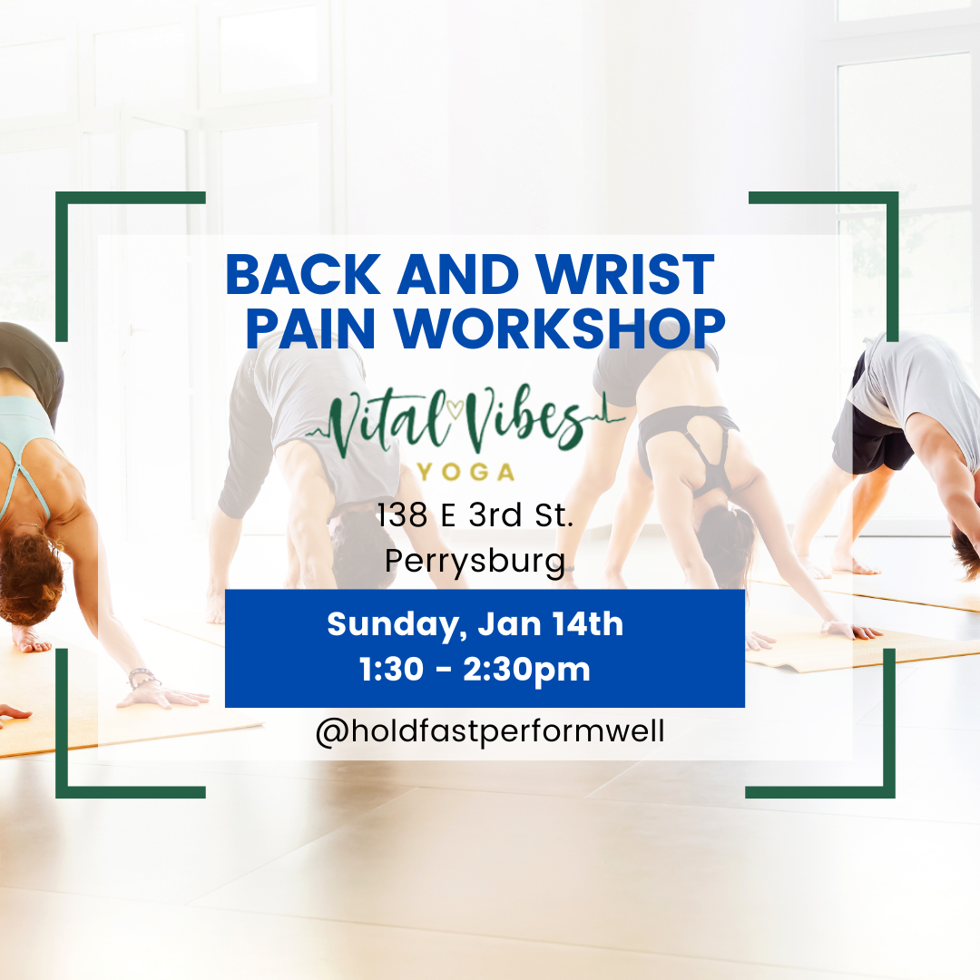 Back and Wrist Pain Workshop