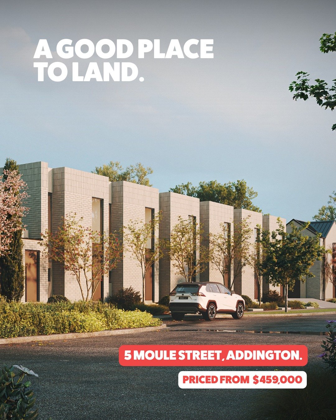 Imagine living somewhere that doesn&rsquo;t ask much of you.
No long commutes. No wasted time. No upkeep stealing your weekends.
That&rsquo;s Moule Street. Built for how life actually runs.