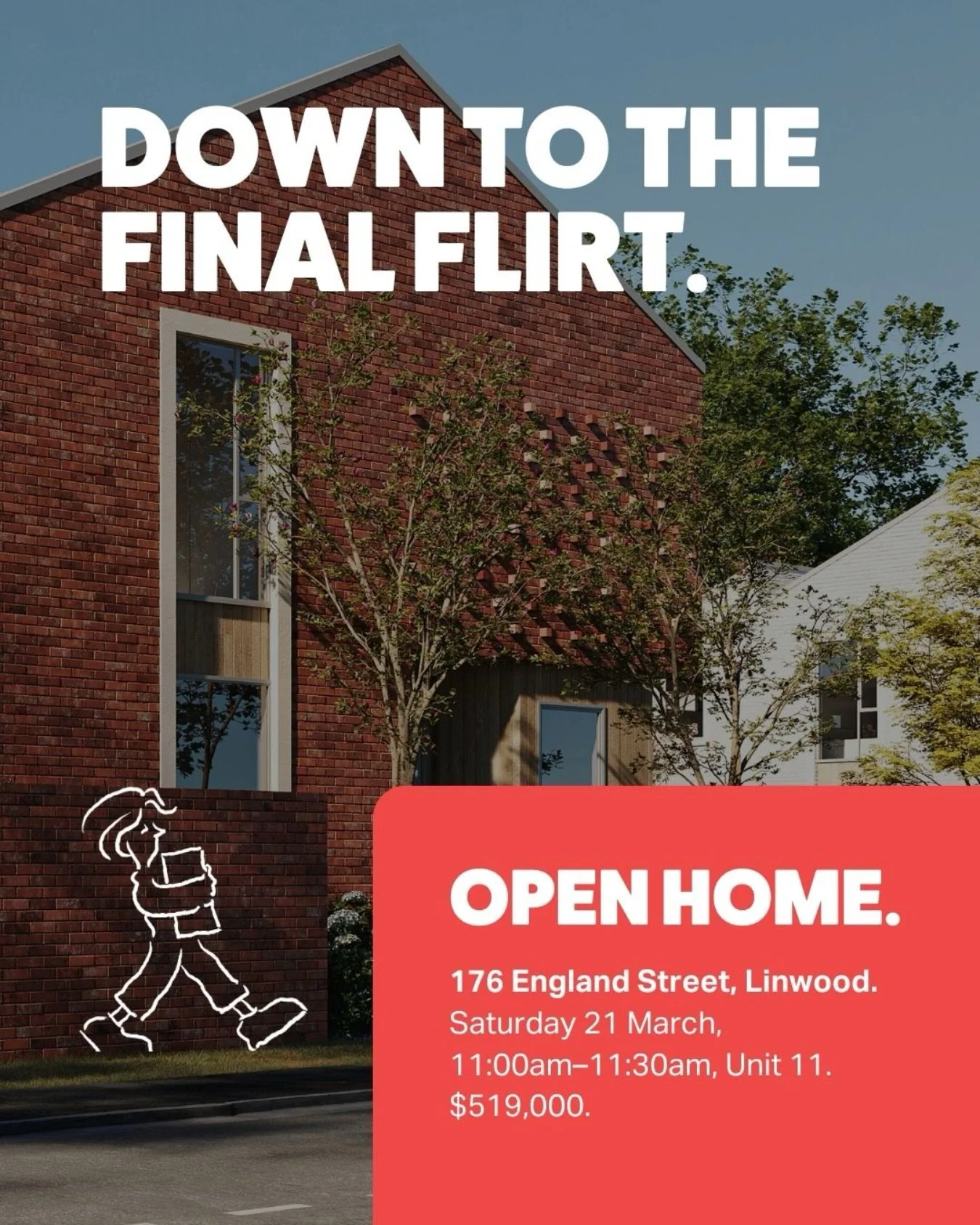 One left. And it&rsquo;s hot property.

176 England Street is officially down to its final flirt&hellip; just one unit remaining and it won&rsquo;t hang around long.

If you&rsquo;ve been eyeing up a spot this close to the city, the beach, and everyt