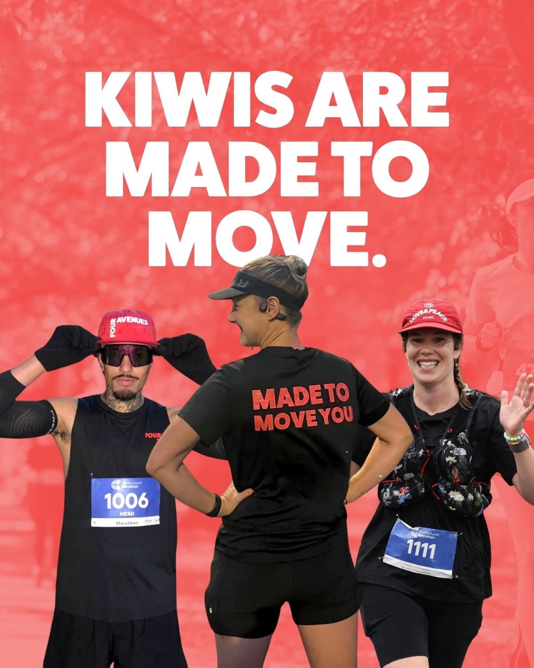 There&rsquo;s something we rate about Kiwis. We back ourselves.

Last weekend in Christchurch, 8,500 people showed up to run. 
We got behind a few runners this year. Good people with awesome reasons to be out there. The kind of stories that stick wit
