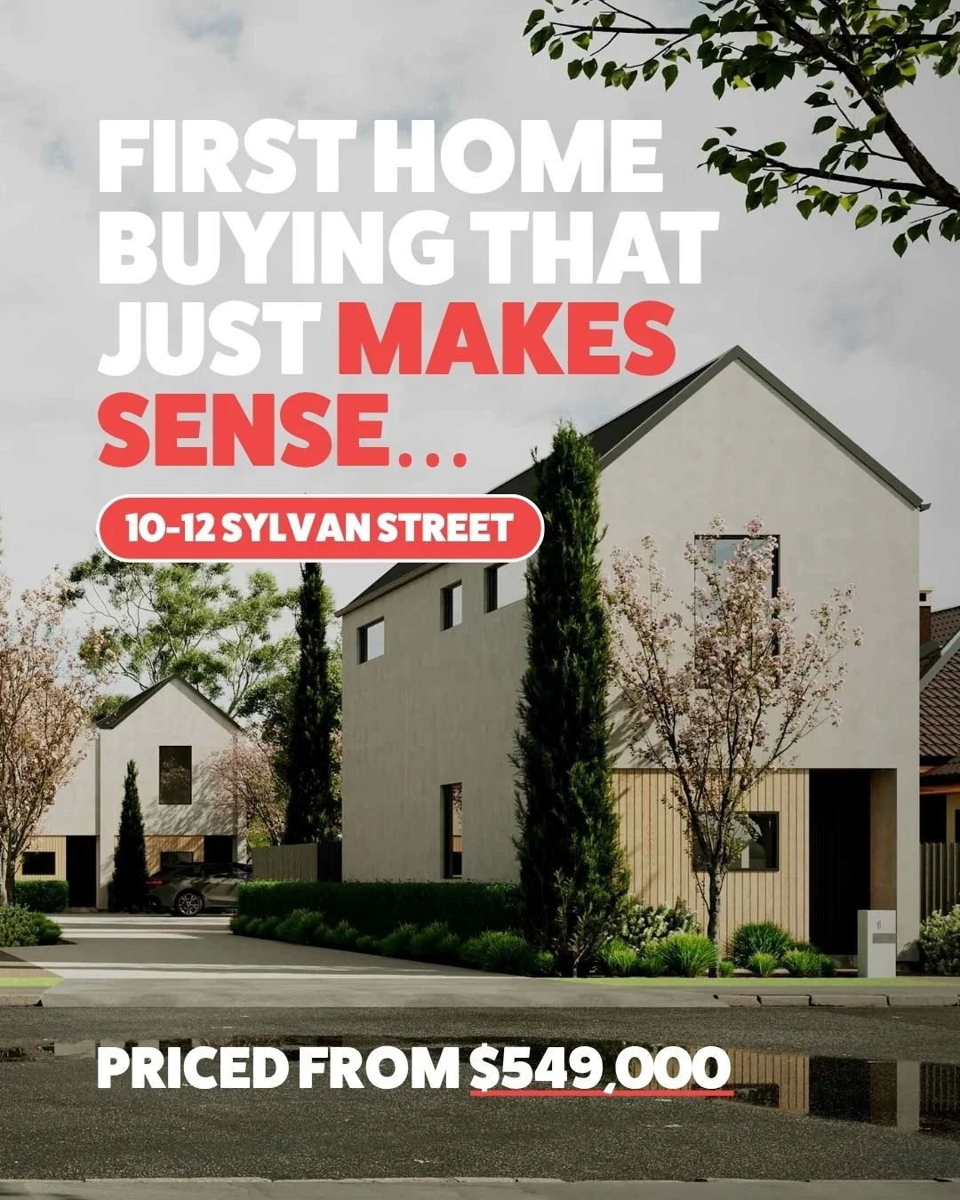 If you like life feeling organised, this one hits the brief.

Sylvan Street keeps commutes short, errands quick, and weekends free from maintenance. These low-effort townhouses make the everyday simple and the good stuff easier to get to.

Priced fro