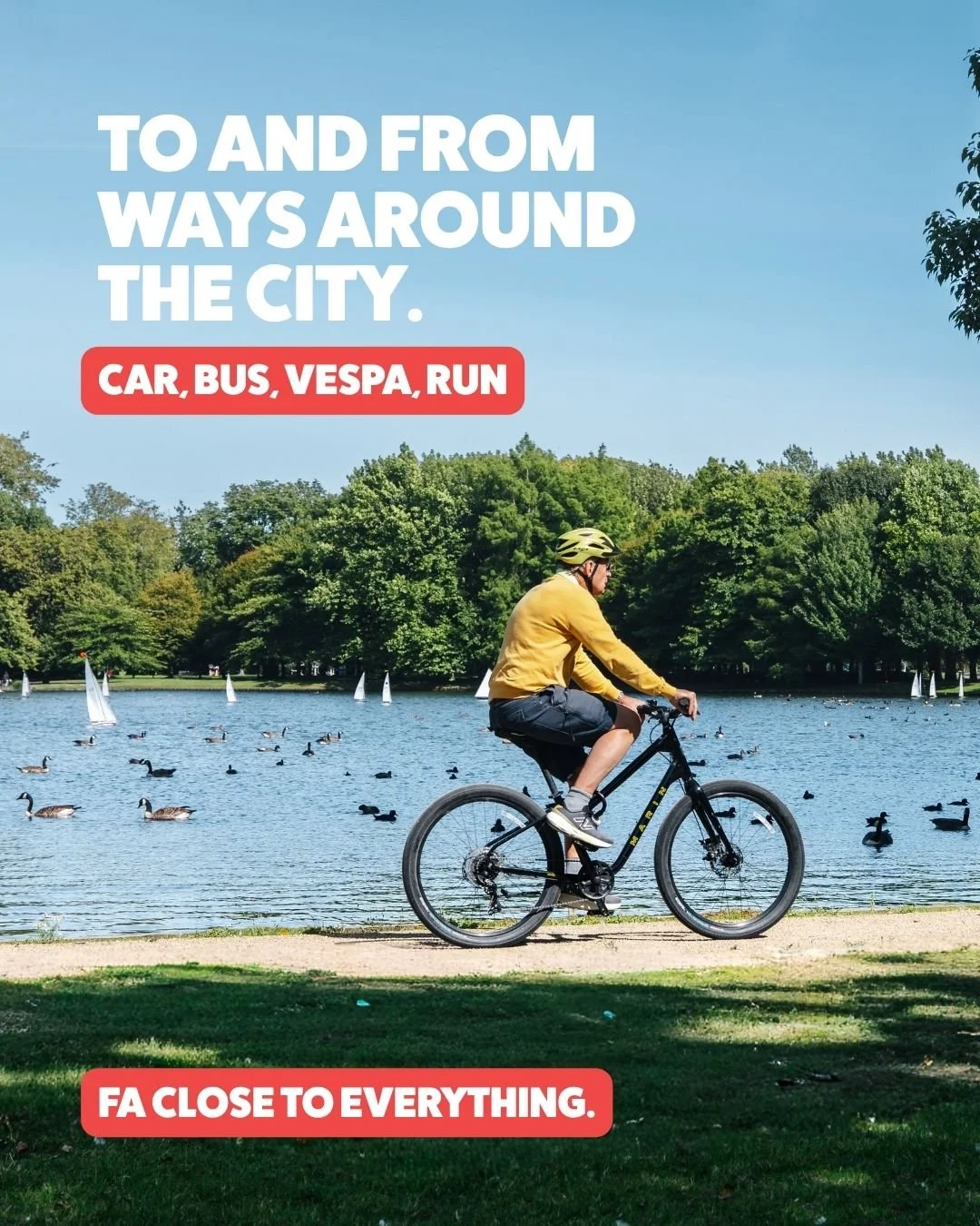 The best thing about Christchurch is how easy it is to get around.

Car. Bus. Bike. Vespa. Run.

Five minutes from everywhere worth being.

Four Avenues. Made to Move You.