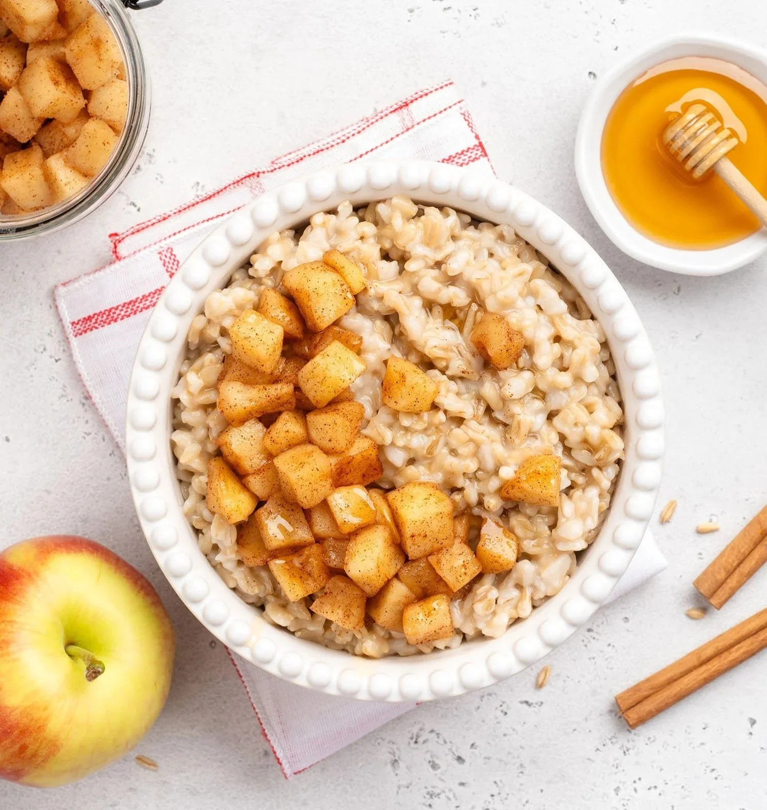 Natilla Fácil y Rápida de Avena con Manzana