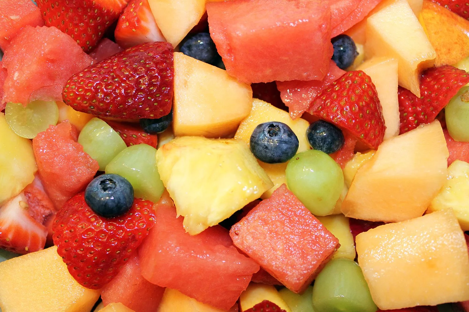 Ensalada de frutas de verano con melón