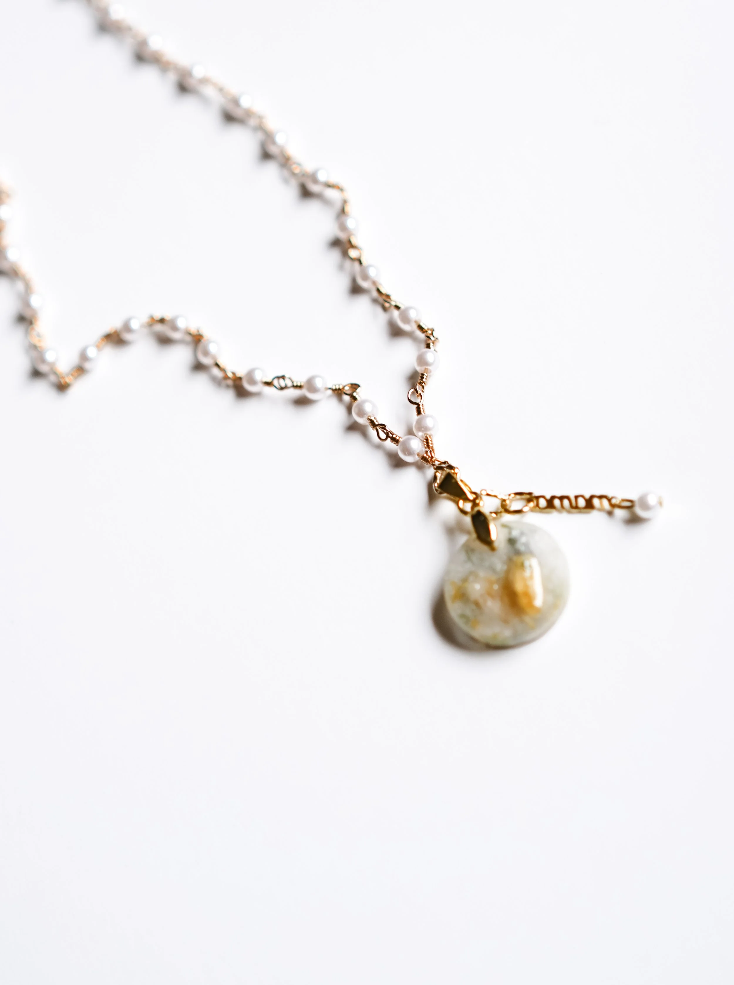 Yellow Flower | Pearl Mama Necklace