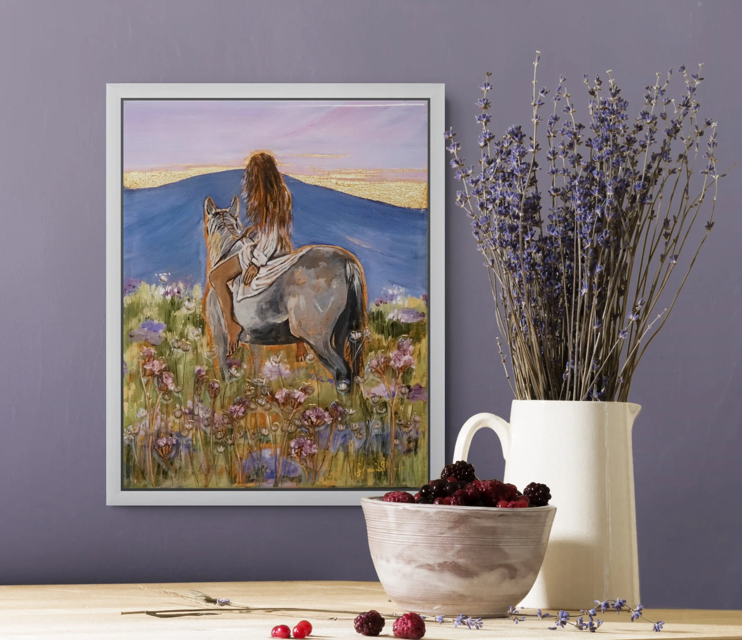LAVENDER STEED | 8" x 10"