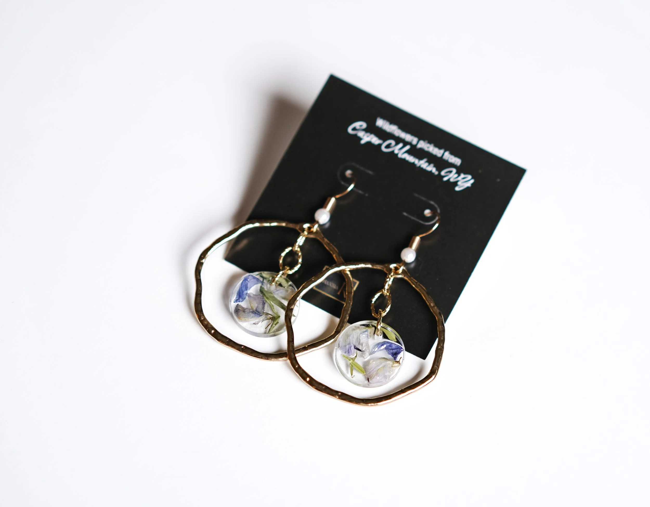 Purple Flower | Translucent Circular Dangle 1.JPG