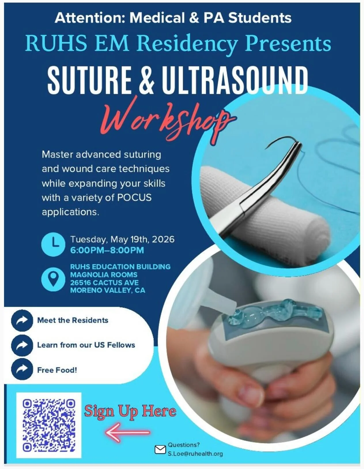 Suture and Ultrasound Workshop