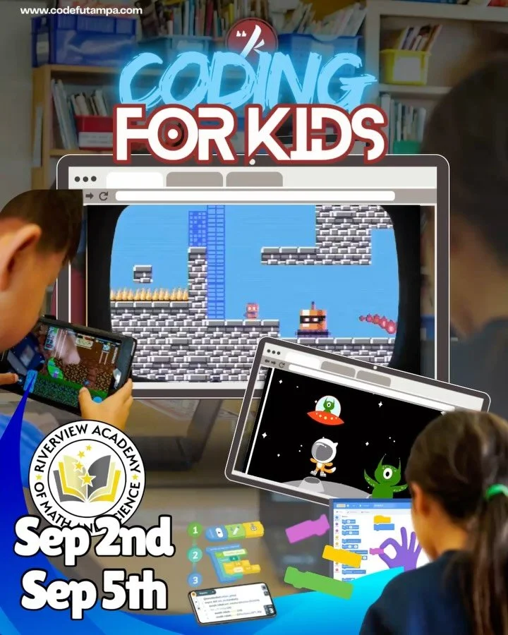 @ramsbarracudas + CFT pushes bad screen time OUT!... Fun learning IN!

RAMS students will go beyond just moving characters on screen - they&rsquo;ll learn the real building blocks of programming through STEM Tech enrichment with CodeFu right on River