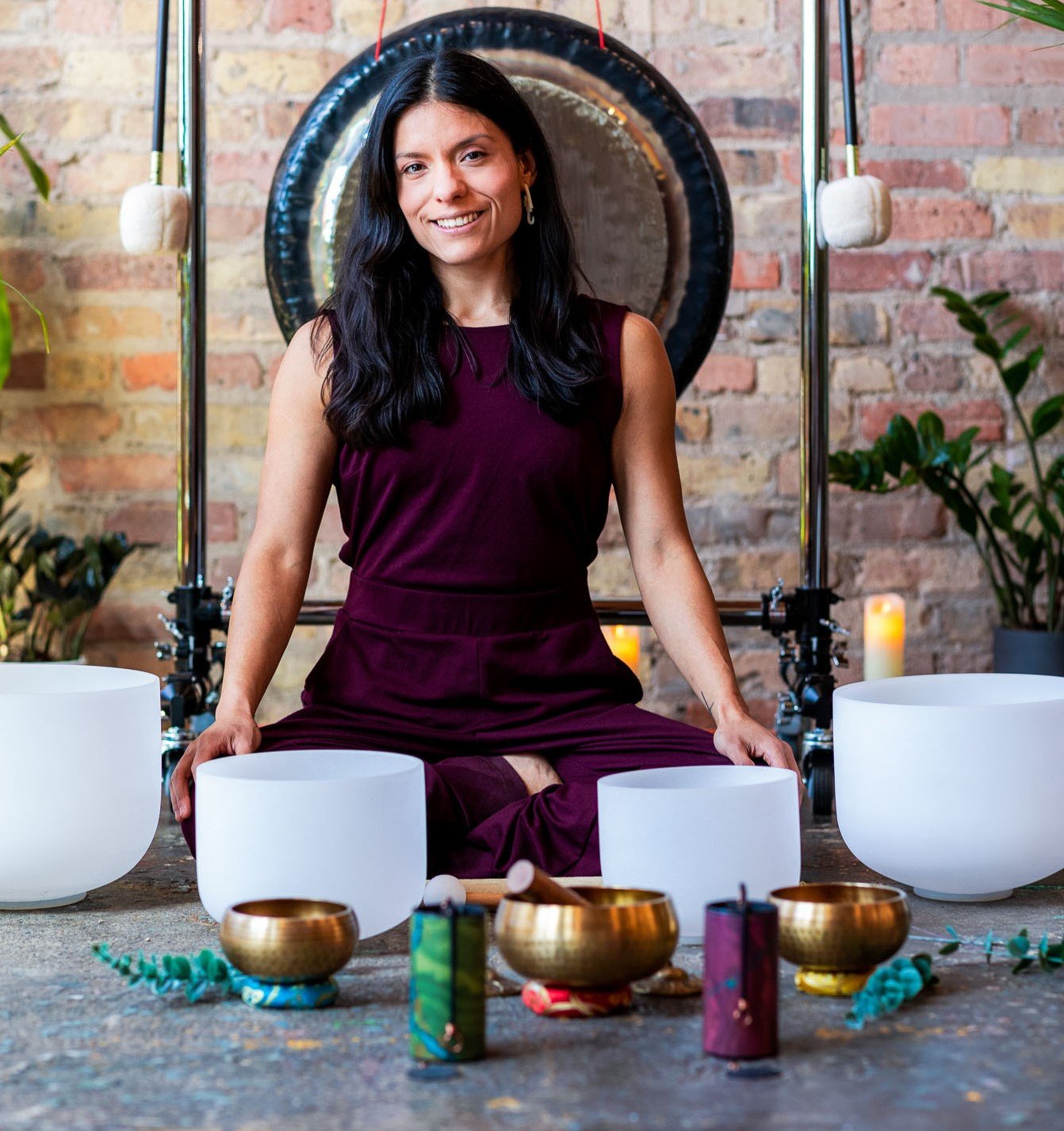Guided Sound Meditation with Crystal Singing Bowls and Gong in Old Irving Park, Chicago
