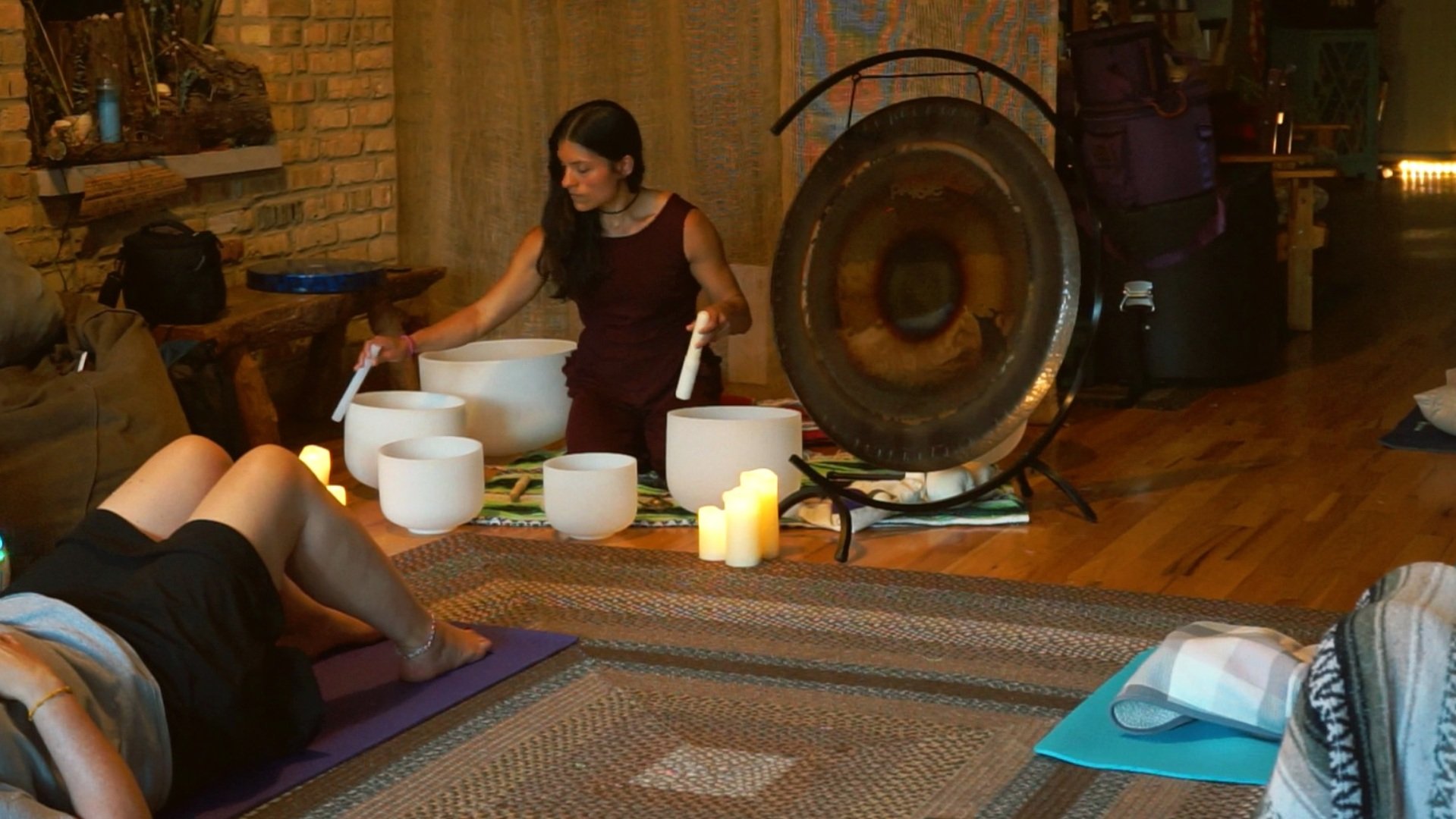 Sound Bath Meditation in Portage Park, Chicago