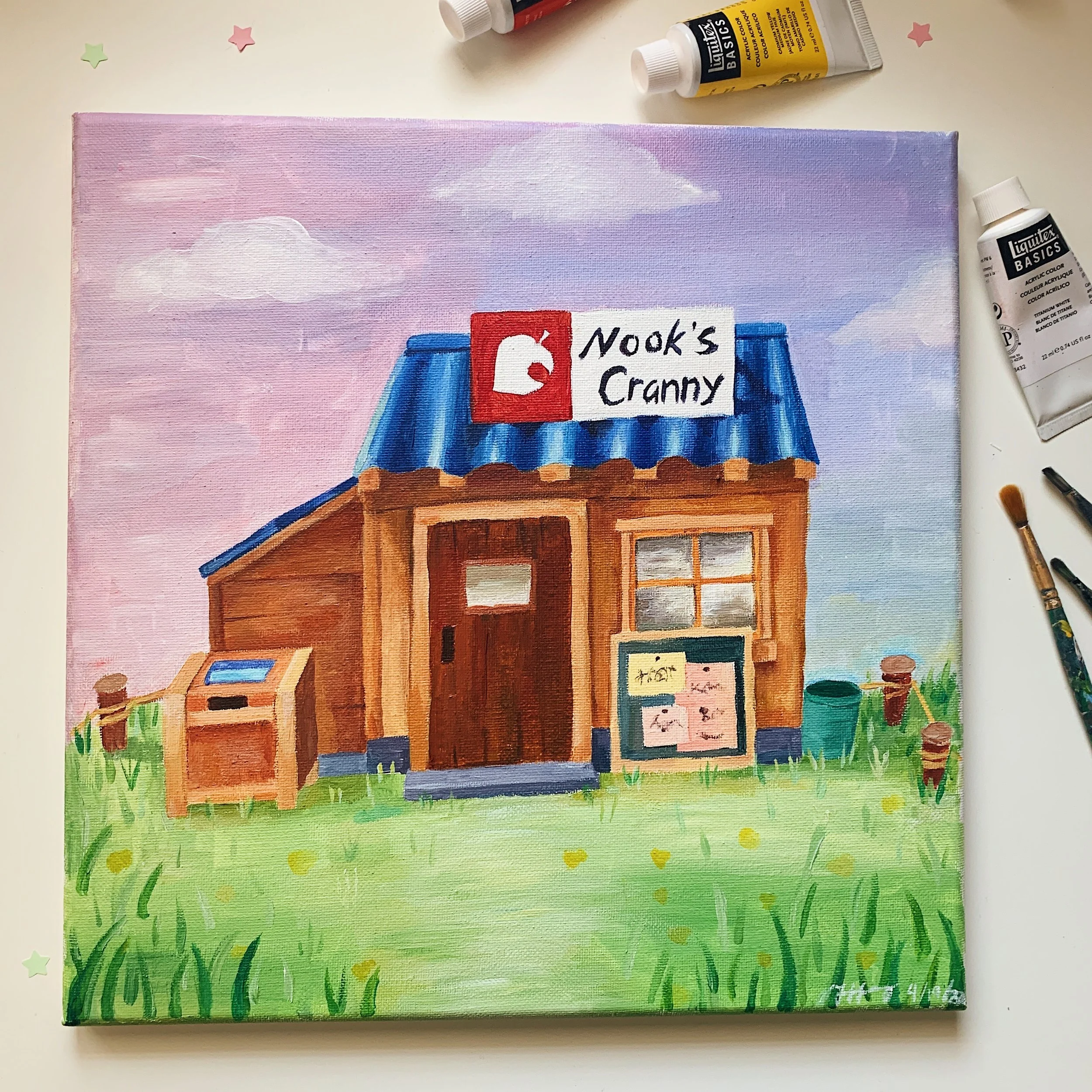 I love to paint. Art is how I got interested in design.