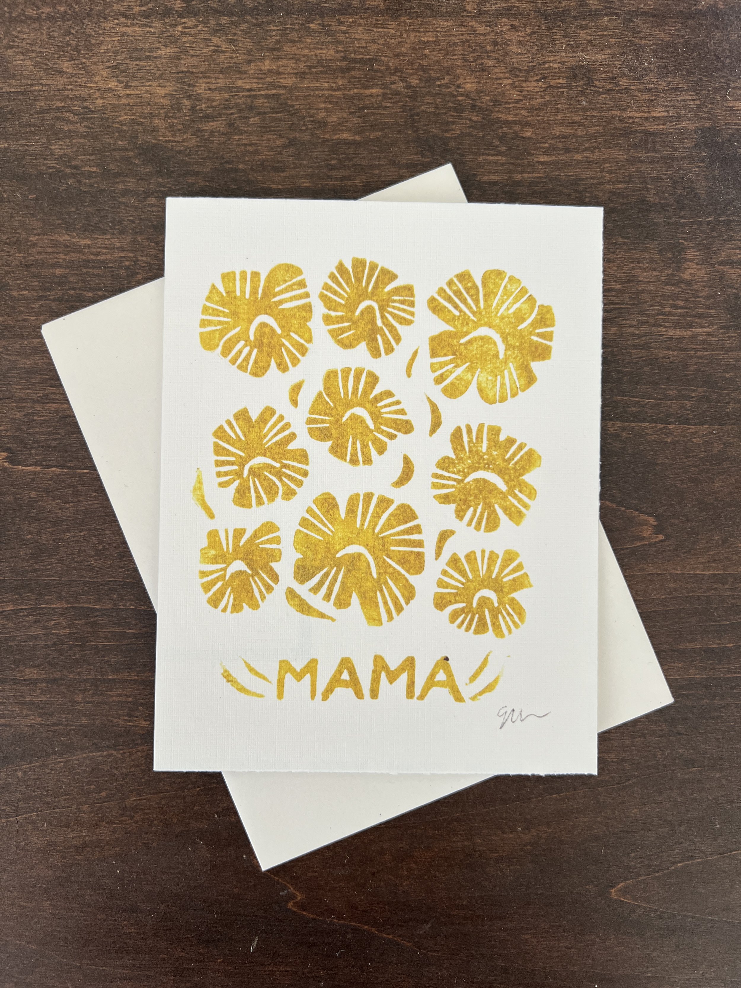'Floral Mama' Greeting Card