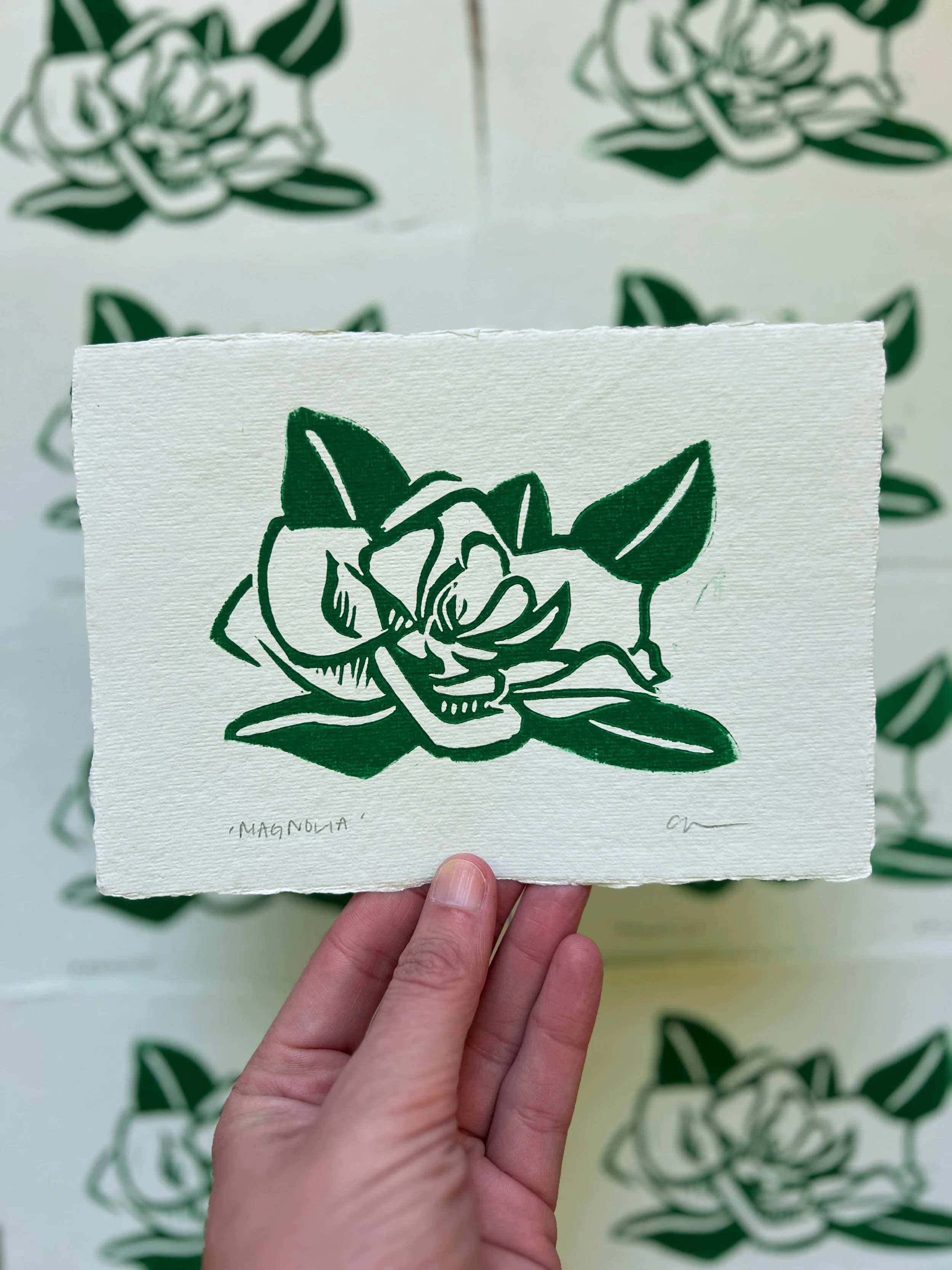 Ellen-Orchard-Magnoli-Light Green-Linocut4-2.jpg