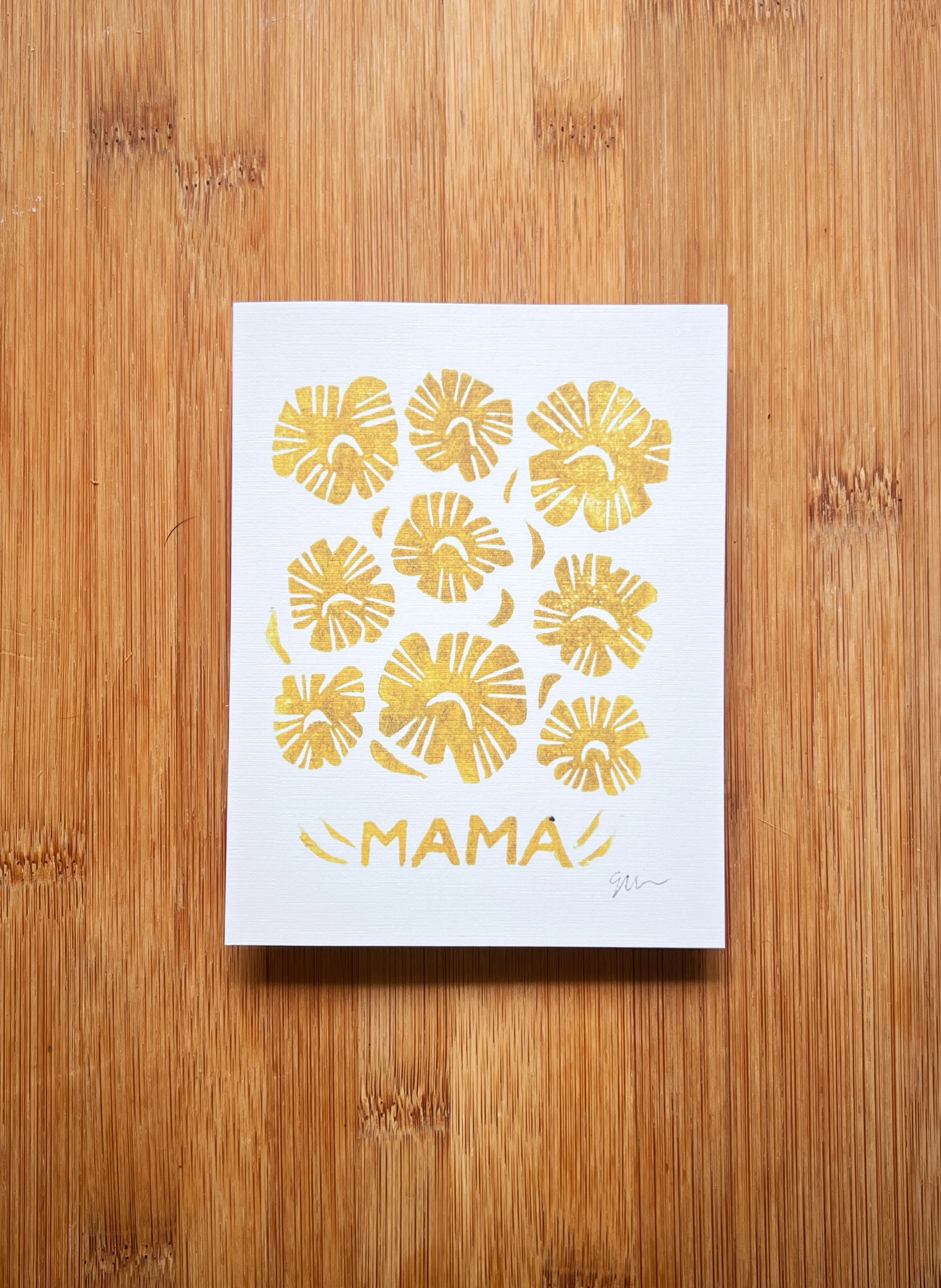 'Floral Mama' Greeting Card