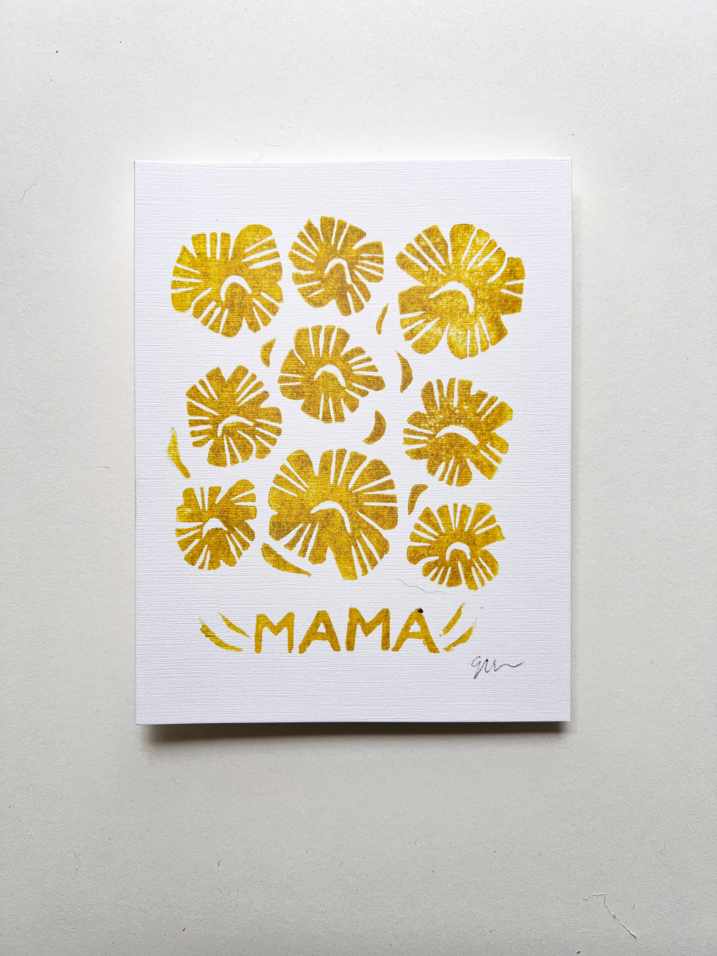 'Floral Mama' Greeting Card