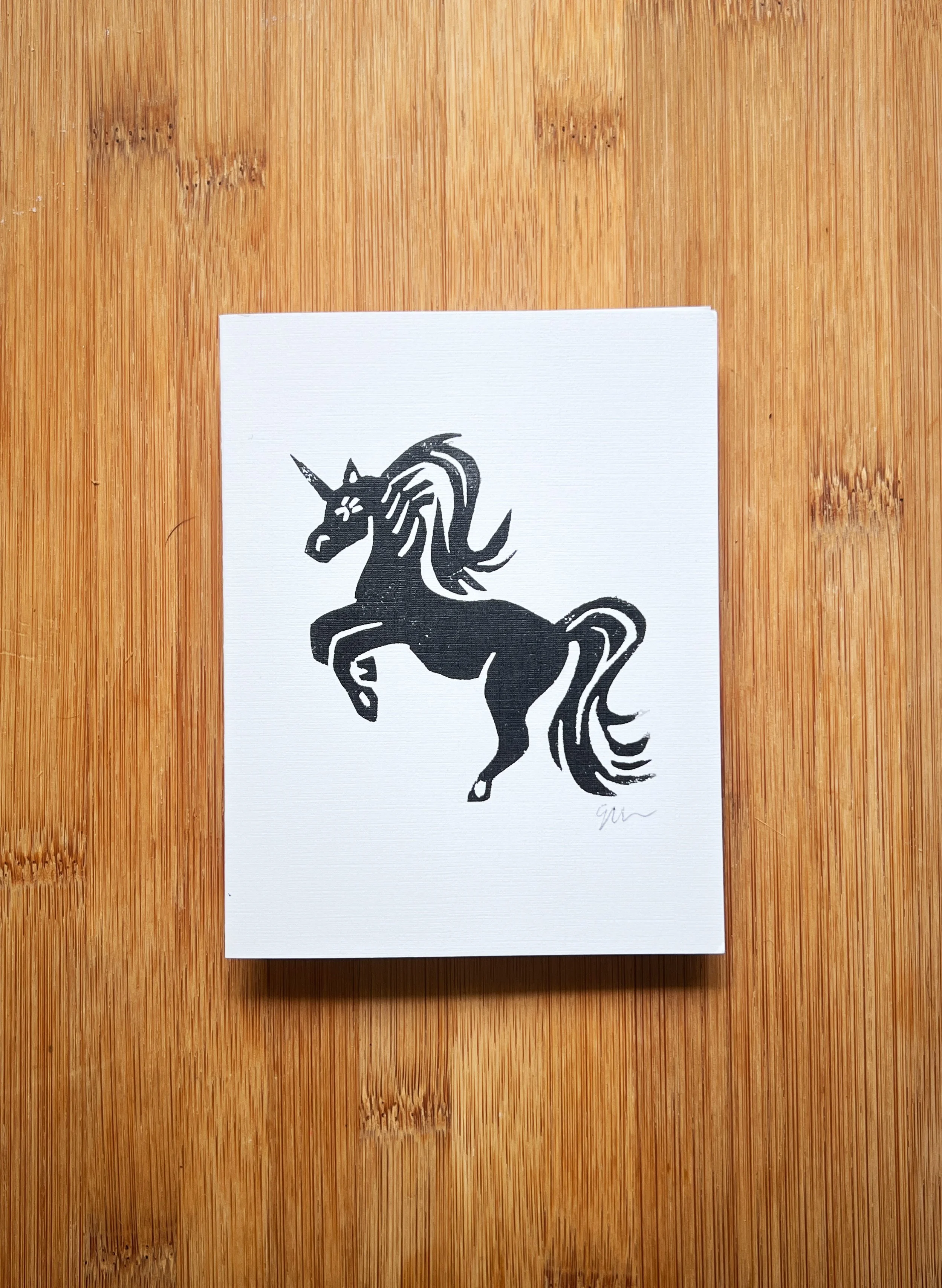 'Unicorn' Greeting Card