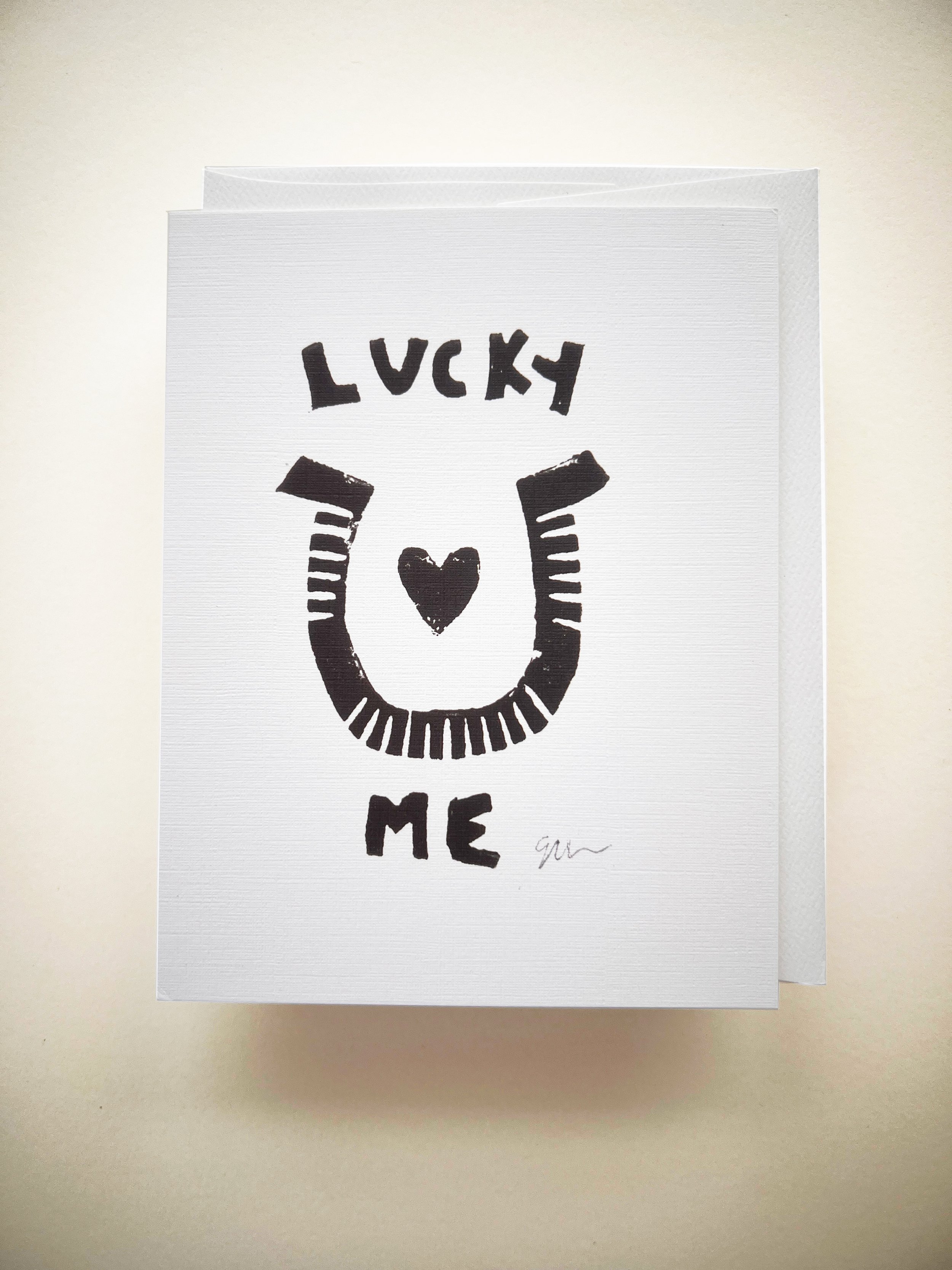 'Lucky Me' Greeting Card