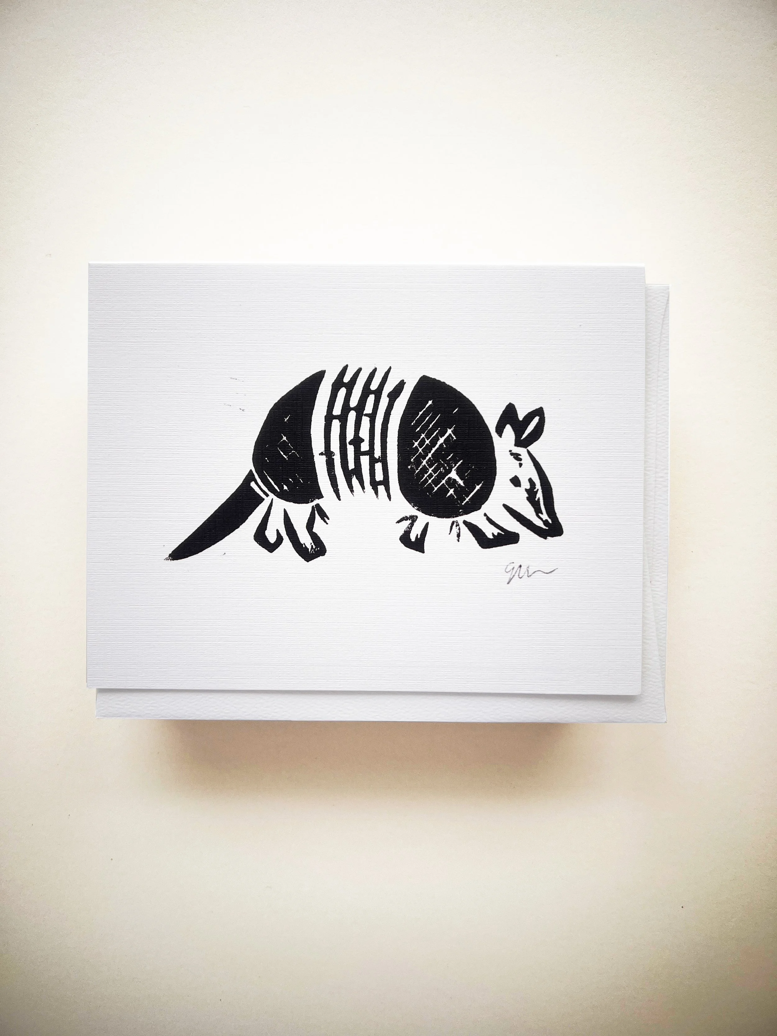 'Dillo' Greeting Card