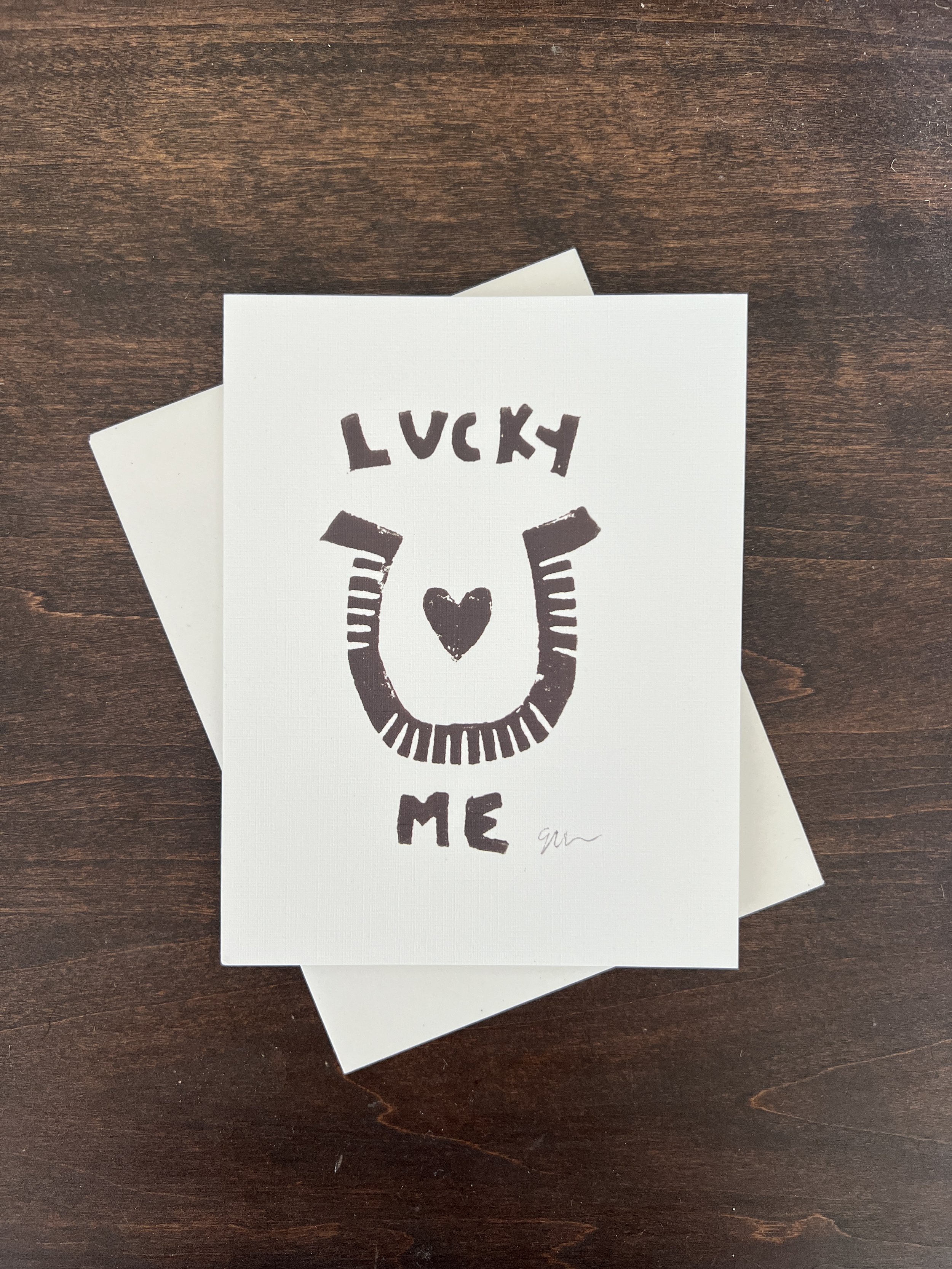 'Lucky Me' Greeting Card