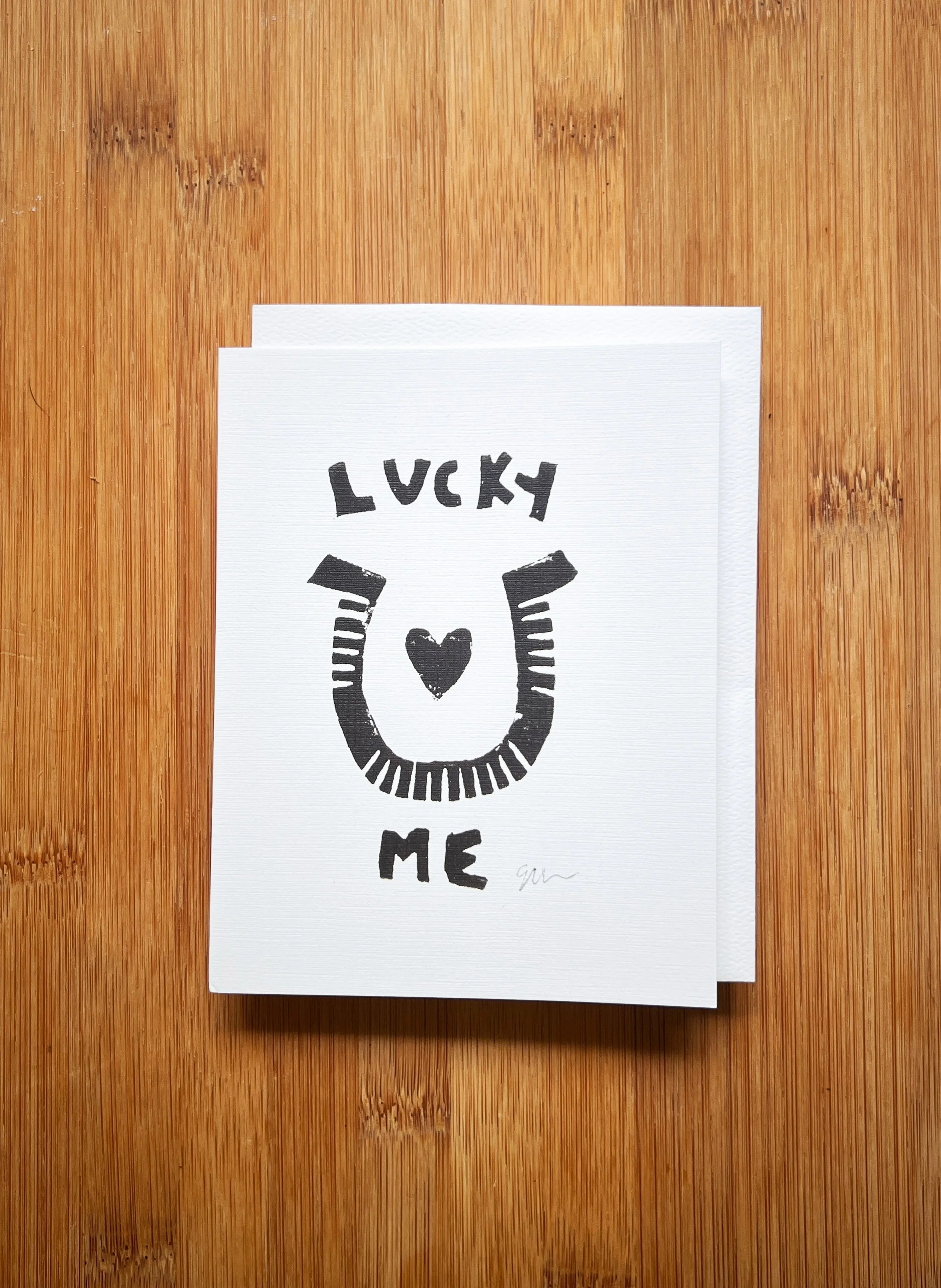 'Lucky Me' Greeting Card