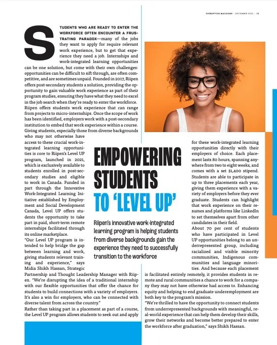Empowering Students to ‘Level UP’ - Disruption Magazine