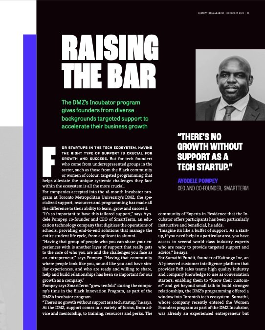 Raising the Bar - Disruption Magazine