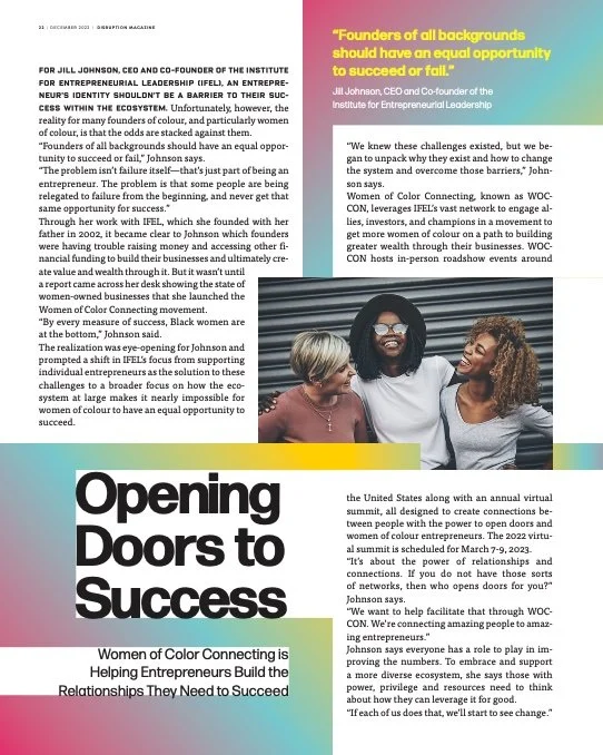 Women of Colour Connecting Story - Disruption Magazine