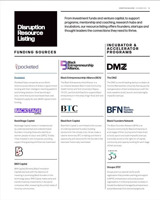 Resource Listings - Disruption Magazine