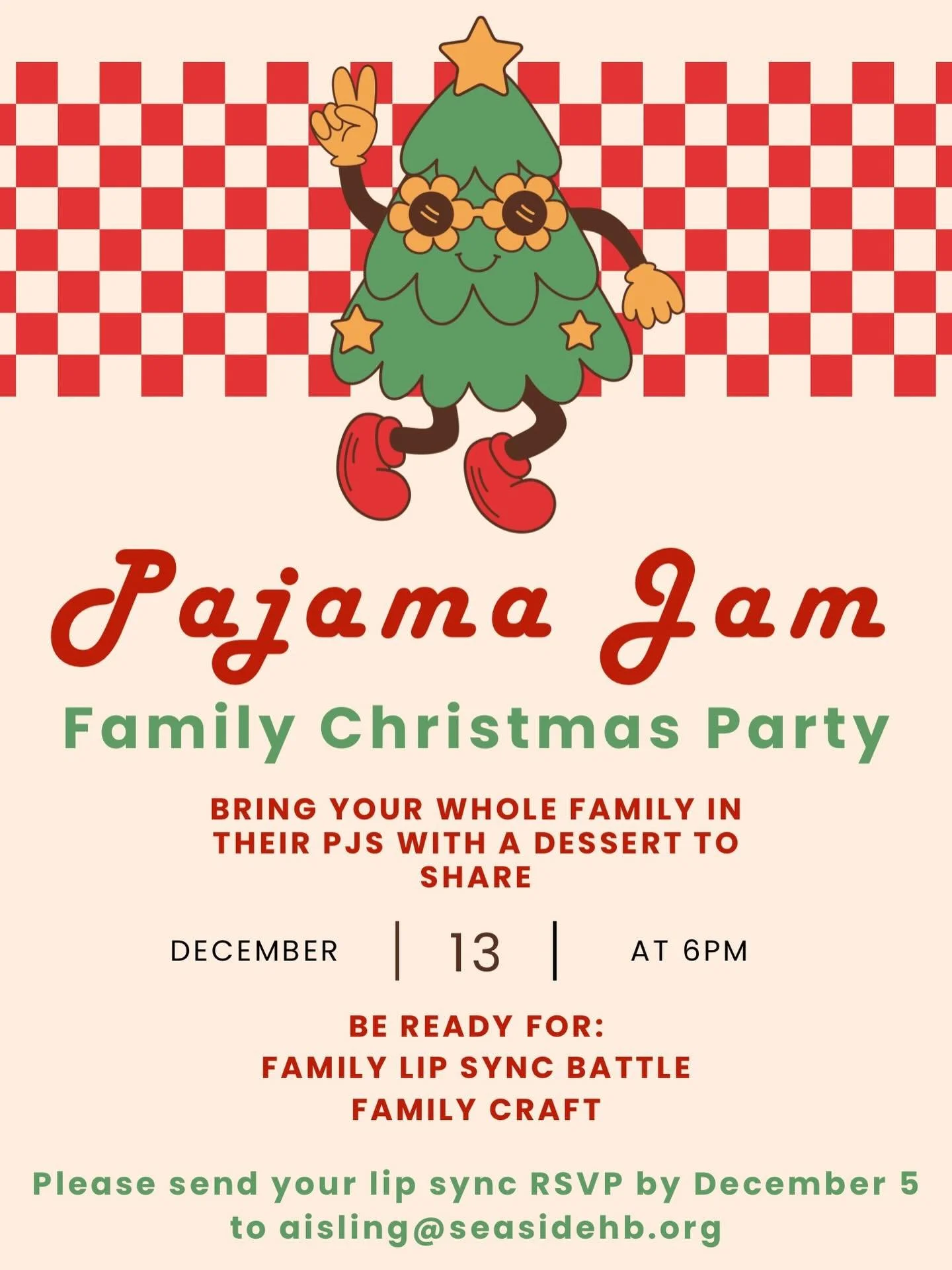 Pajama Jam coming your way December 13th. Start practicing your family lip sync today!