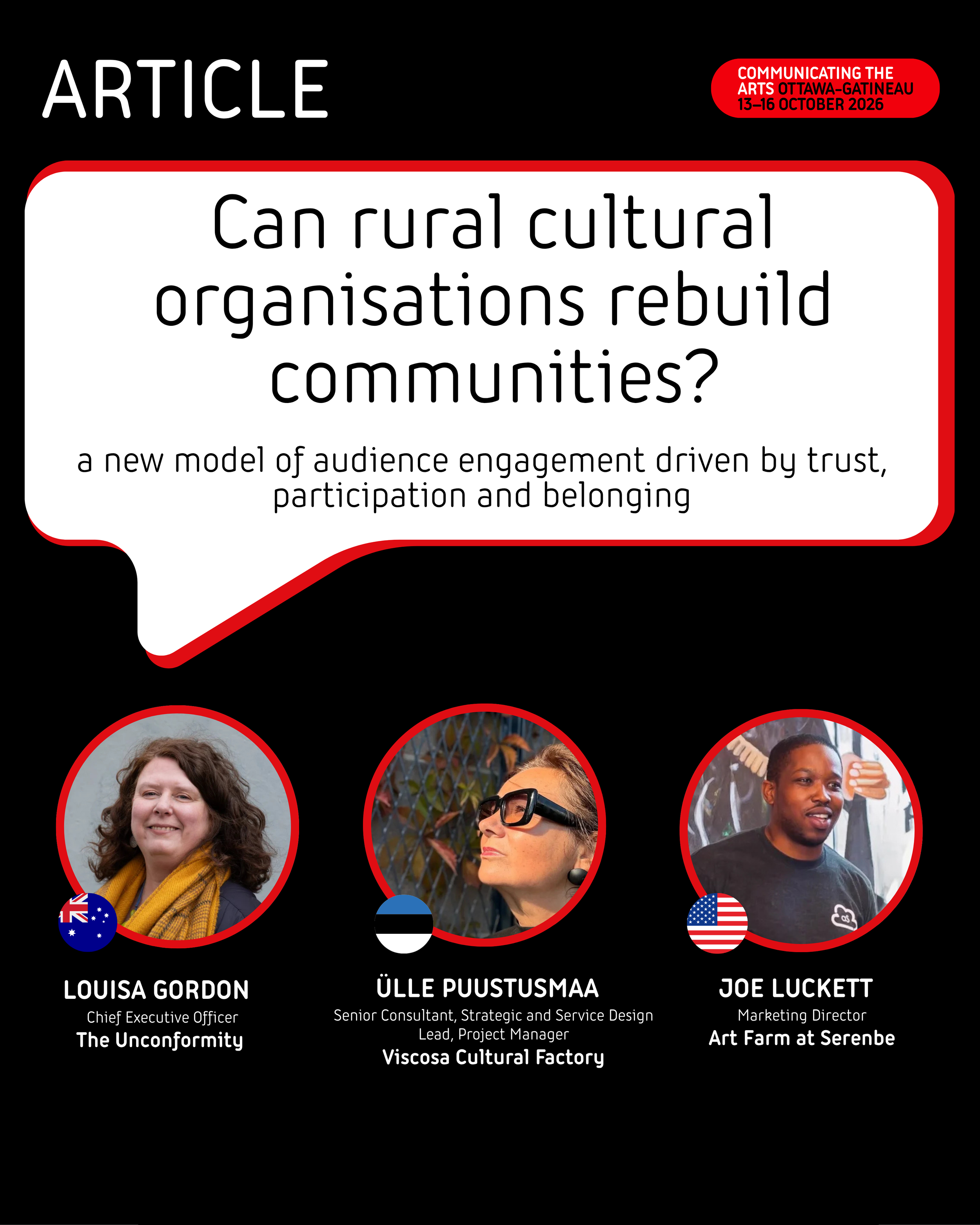 Can rural cultural organisations rebuild communities?