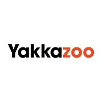Yakkazoo logo with "Yak" in black and "kazoo" in orange.