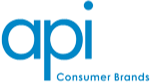 Logo of API Consumer Brands in blue text.