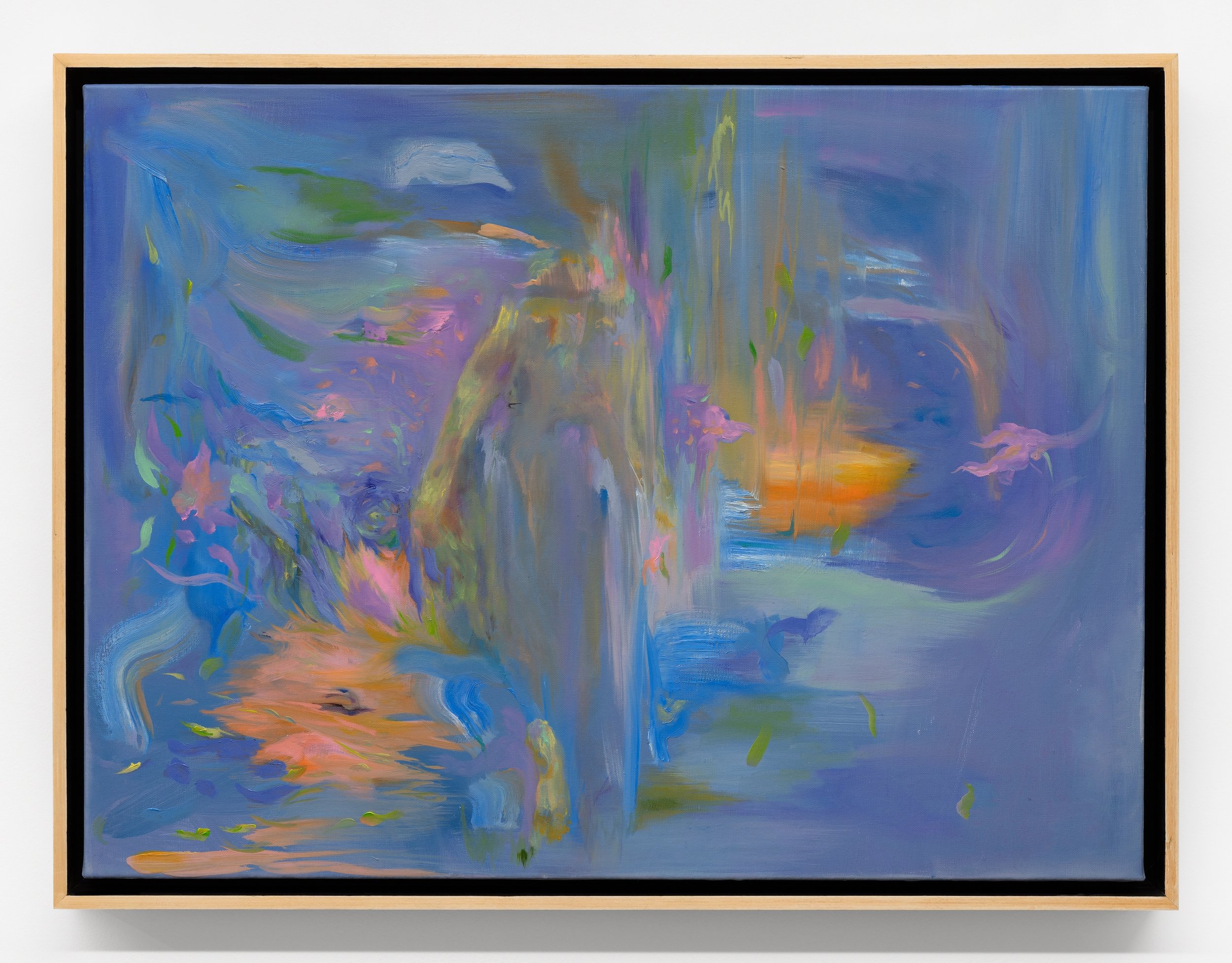 everything at once (thunder hole), 2024, oil on linen, 18 x 24 inches