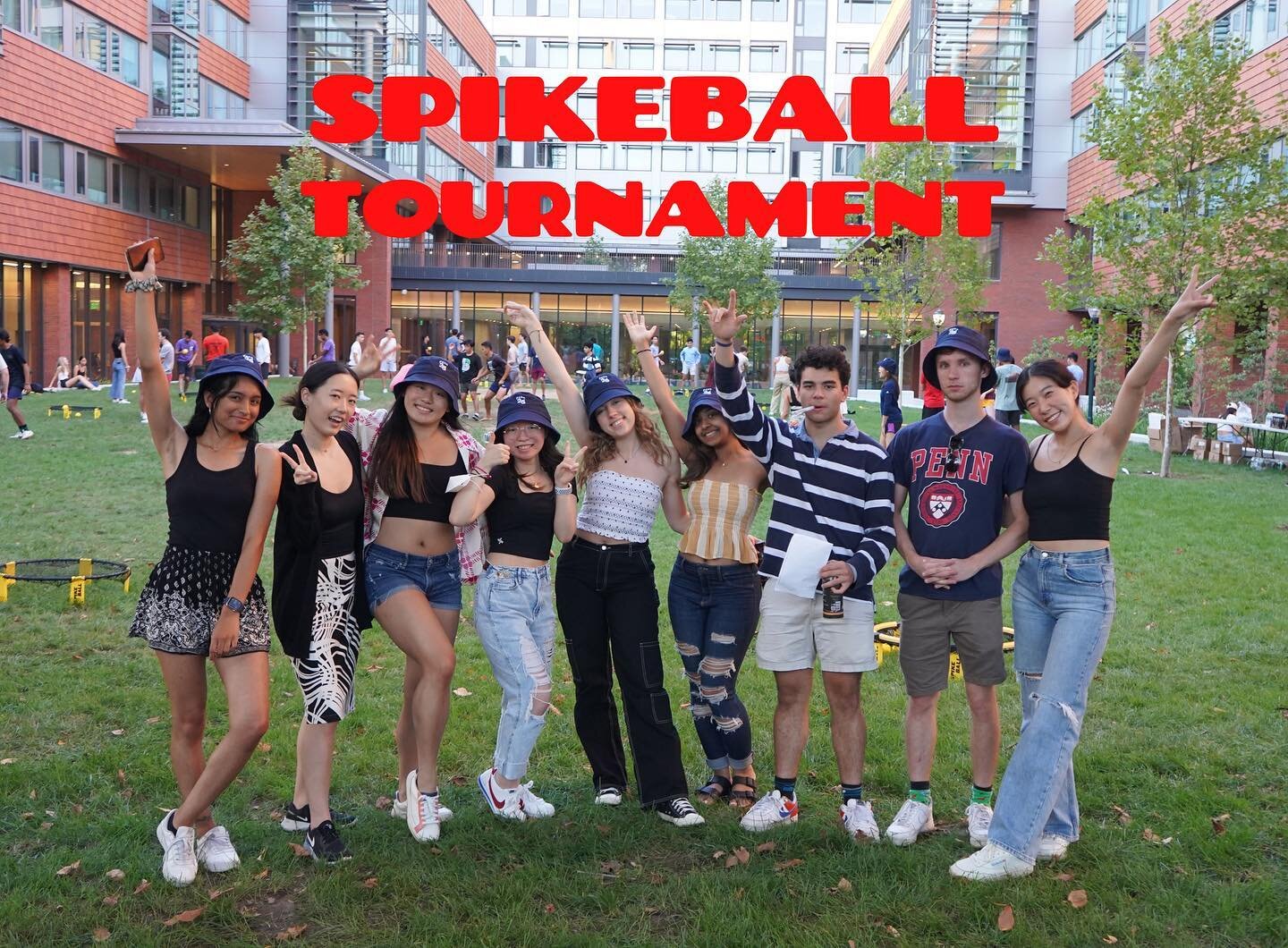 thank you everyone for coming to our spikeball tournament &amp; congrats to the winners‼️💙❤️ we hope you all enjoyed this event and had a great first week of classes :)