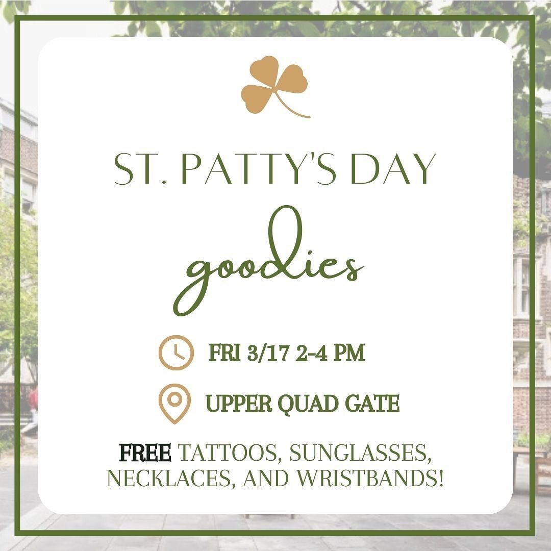 get ready, get HYPE! pick up your green-themed goodies FRIDAY while supplies last ☘️ happy weekending!