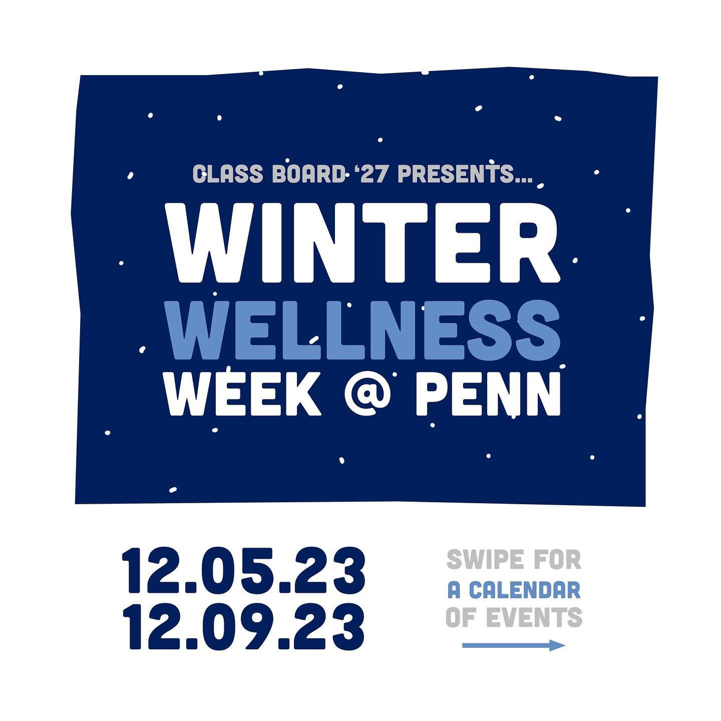 Stressed out? 🙀 Looking for ways to unwind? 🤸&zwj;♀️ Fear not! The Class Board has prepared a week full of activities from 12/5-12/9&mdash;including ice skating, free ice cream, and free merch&mdash;to help you do so. Come to at least 3 out of our 
