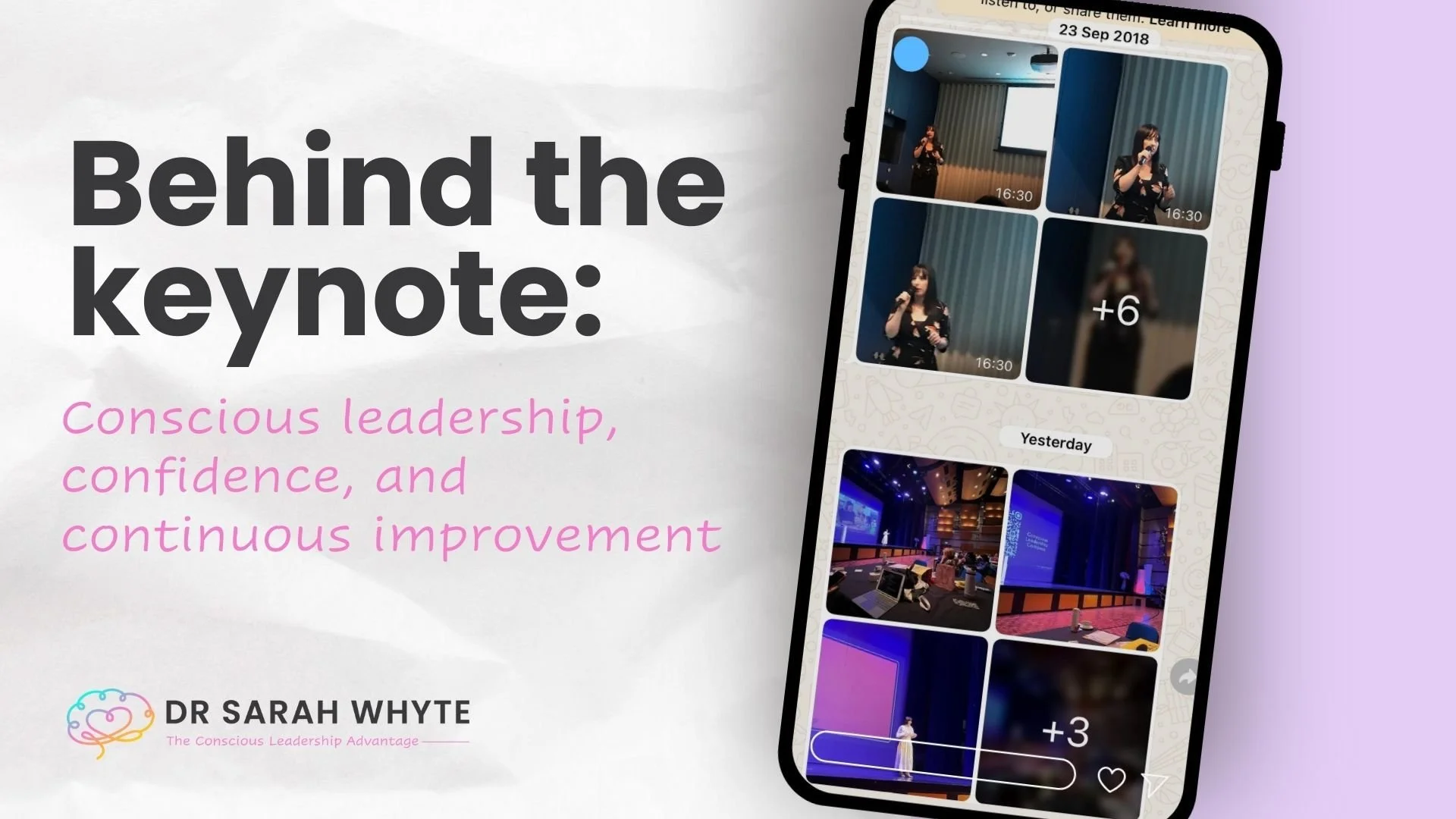 Behind the keynote: conscious leadership, confidence, and continuous improvement