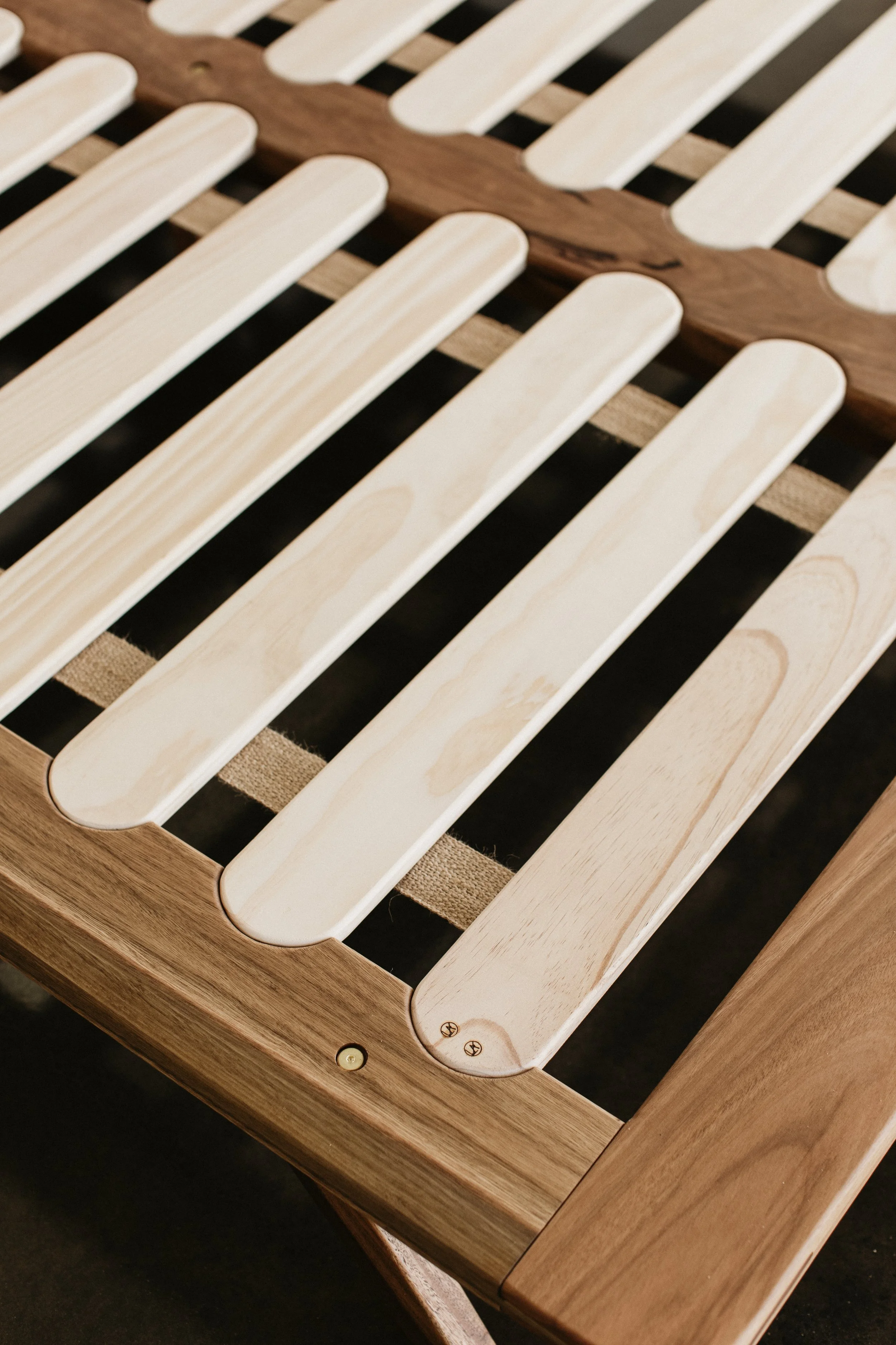 mm round bed made by Leaf Furniture