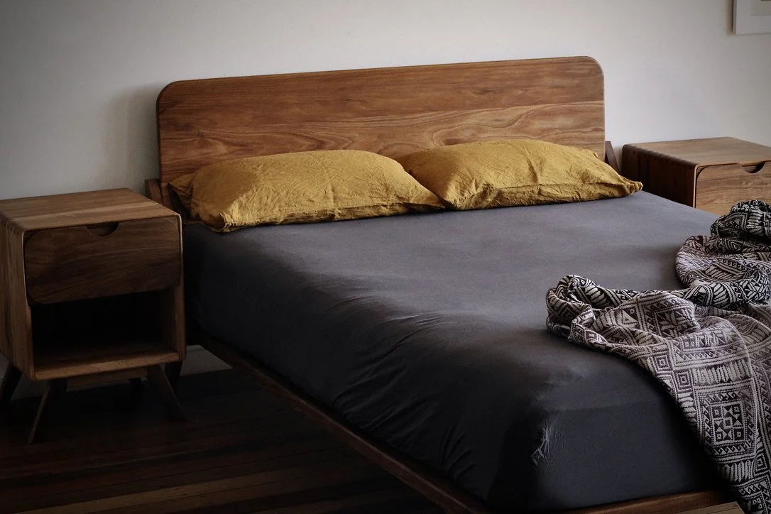 mm round bed made by Leaf Furniture