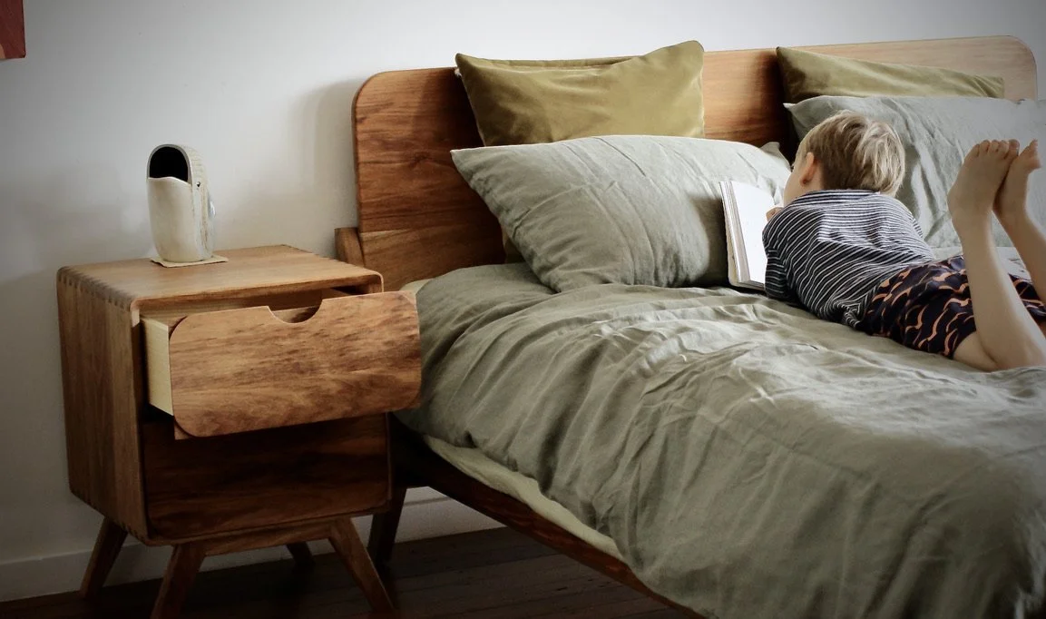 mm round bed made by Leaf Furniture