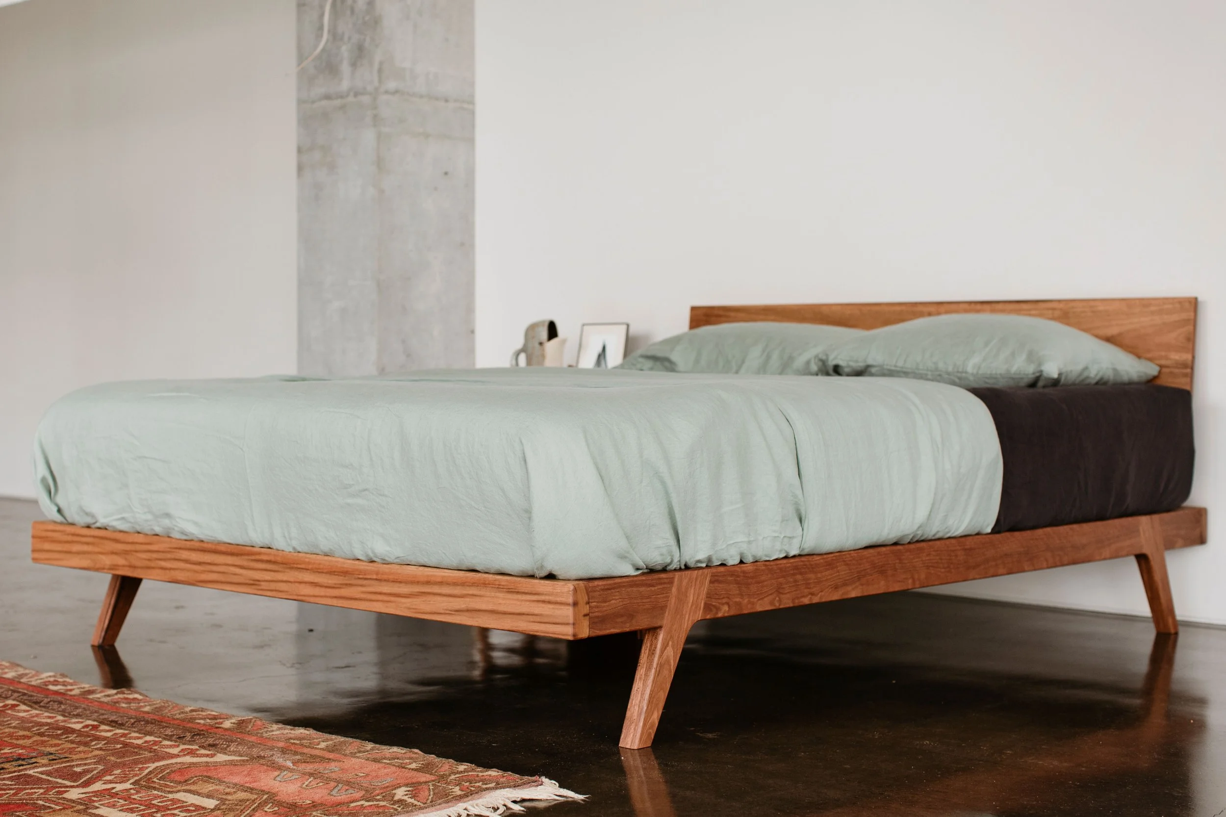 KT Bed made-to-order from Leaf Furniture