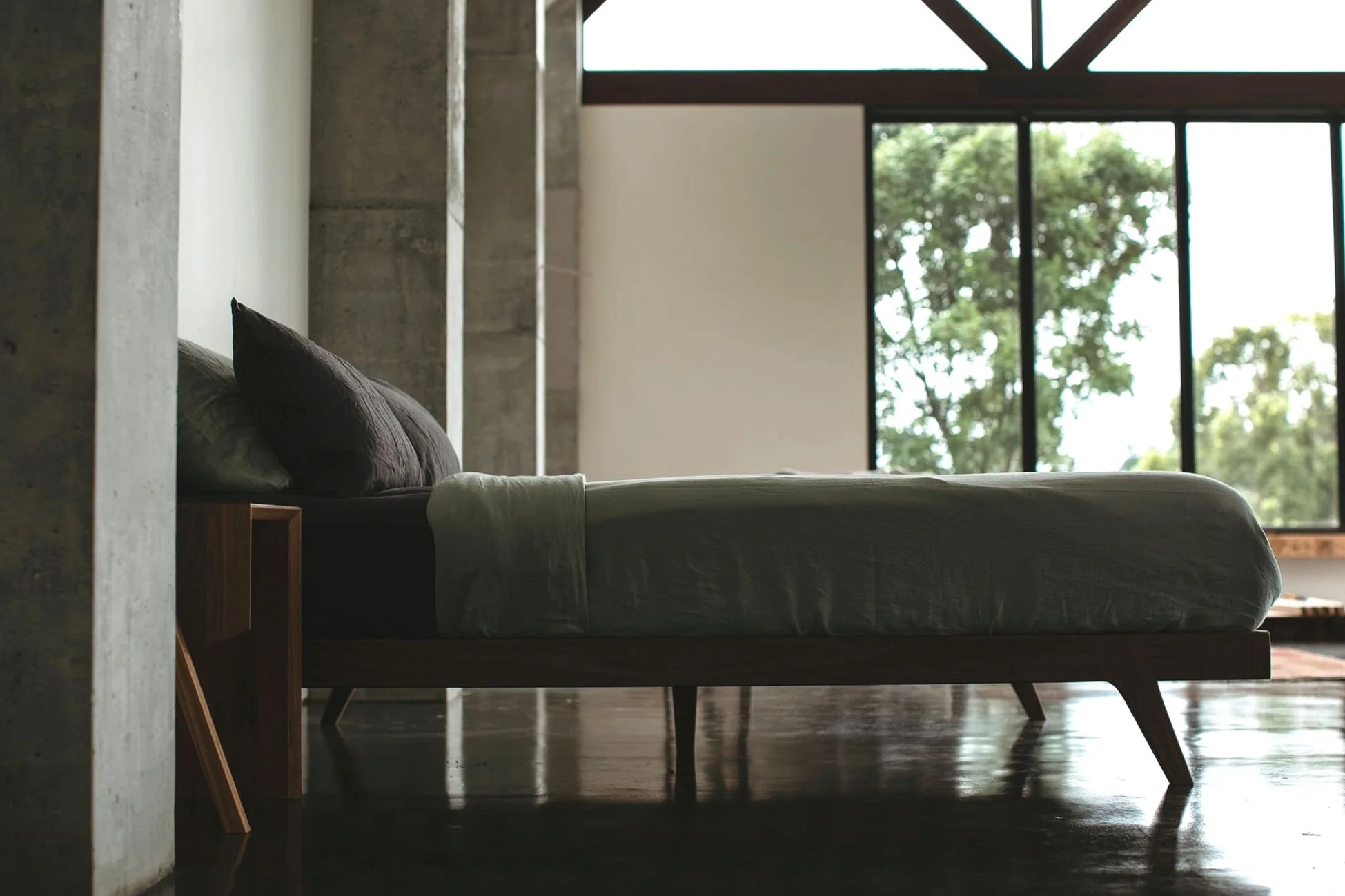 KT Bed made-to-order from Leaf Furniture